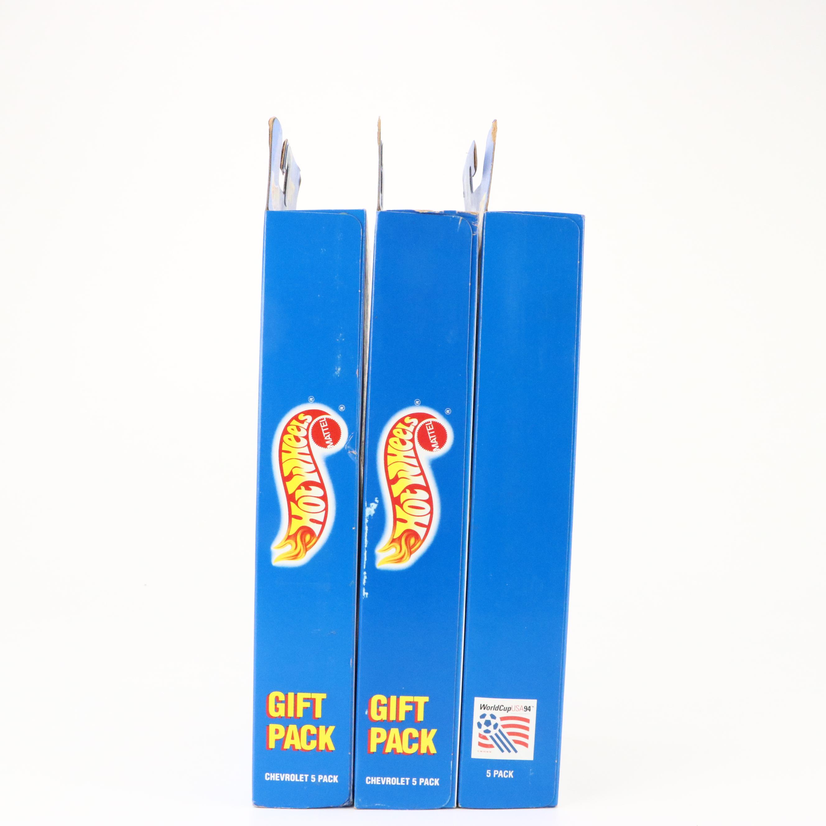 Hot Wheels "Chevrolet" and "World Cup USA 94" Gift Packs, 1993