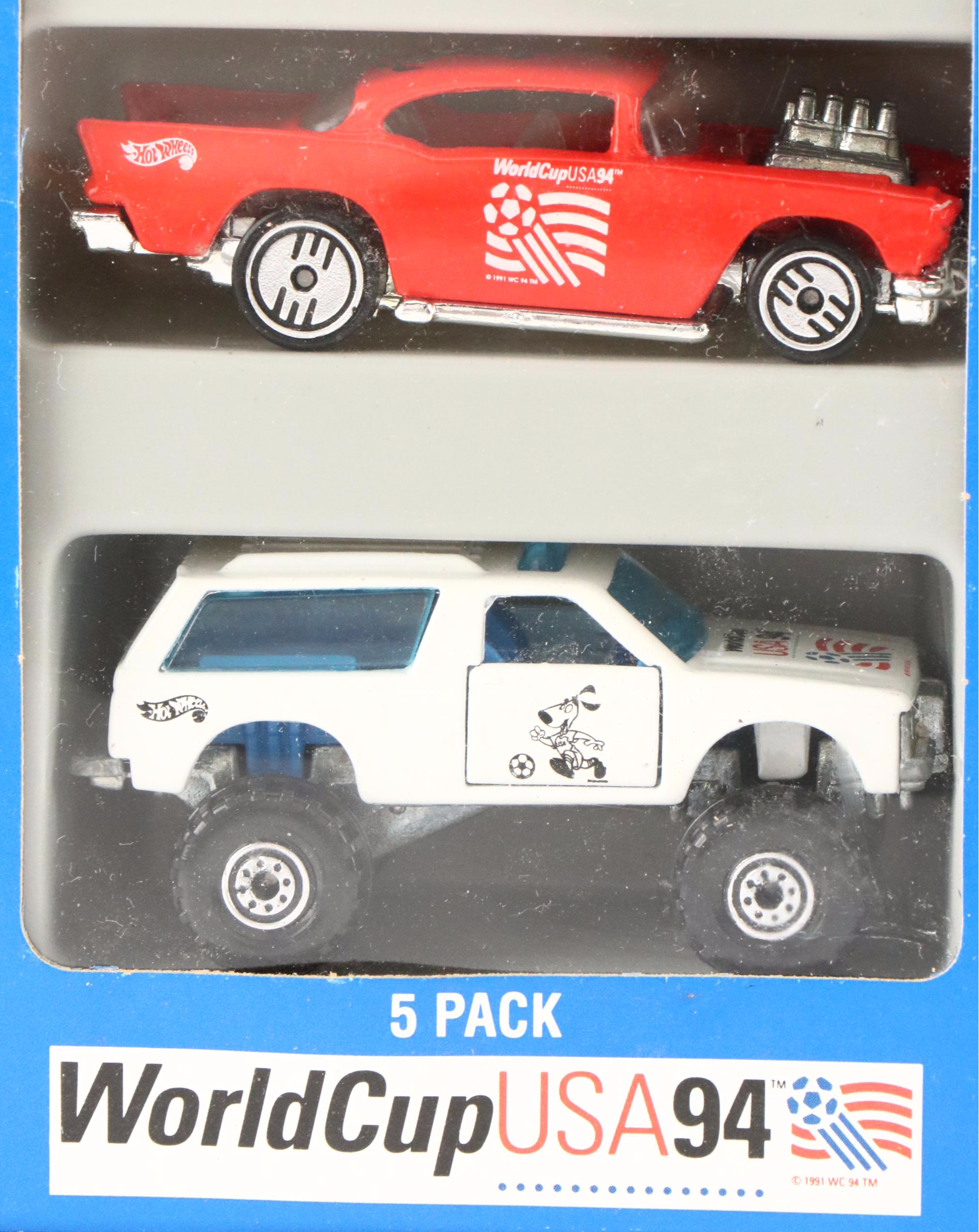 Hot Wheels "Chevrolet" and "World Cup USA 94" Gift Packs, 1993