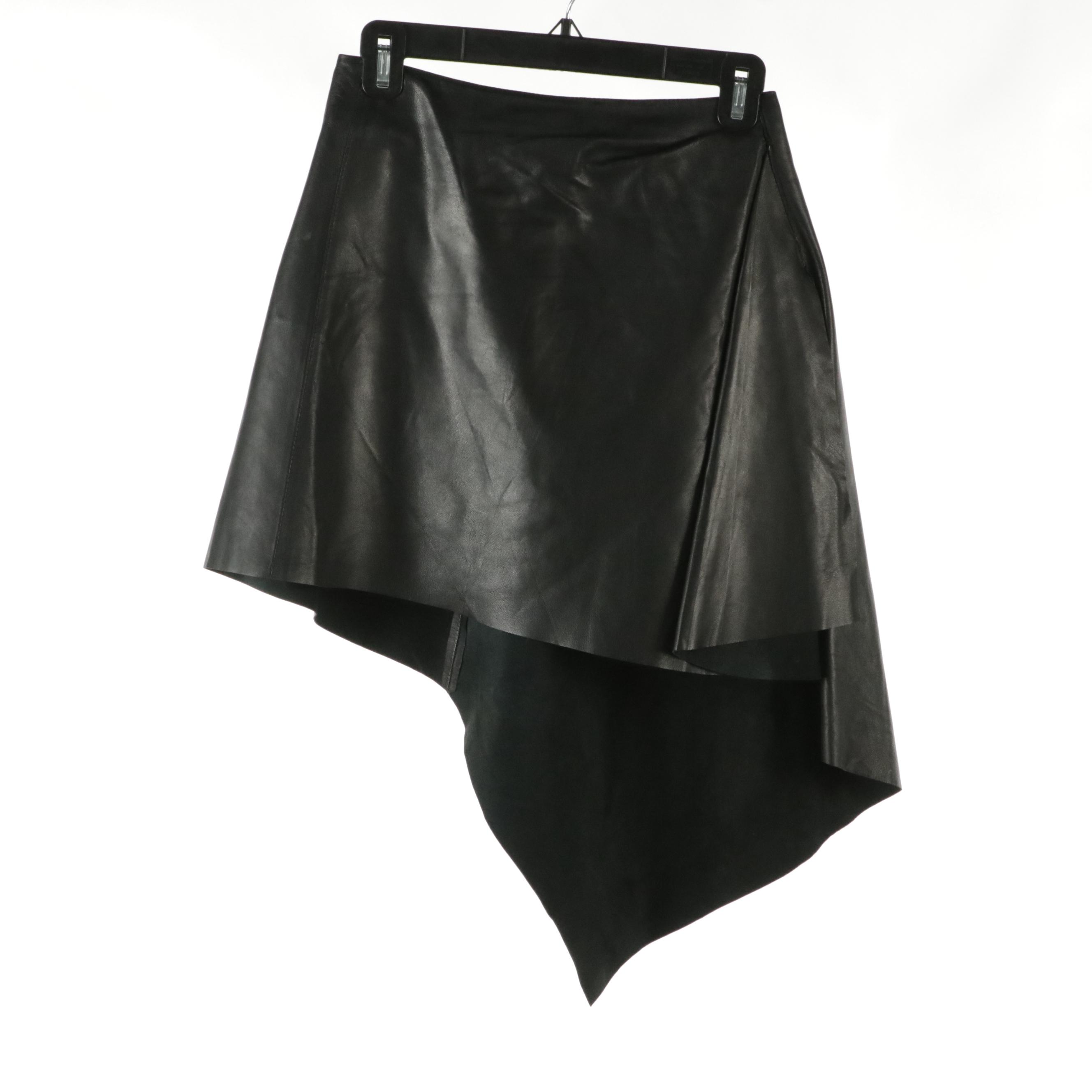 Lamarque Leather Asymmetrical, Reformation Linen Mini and Other Skirts
