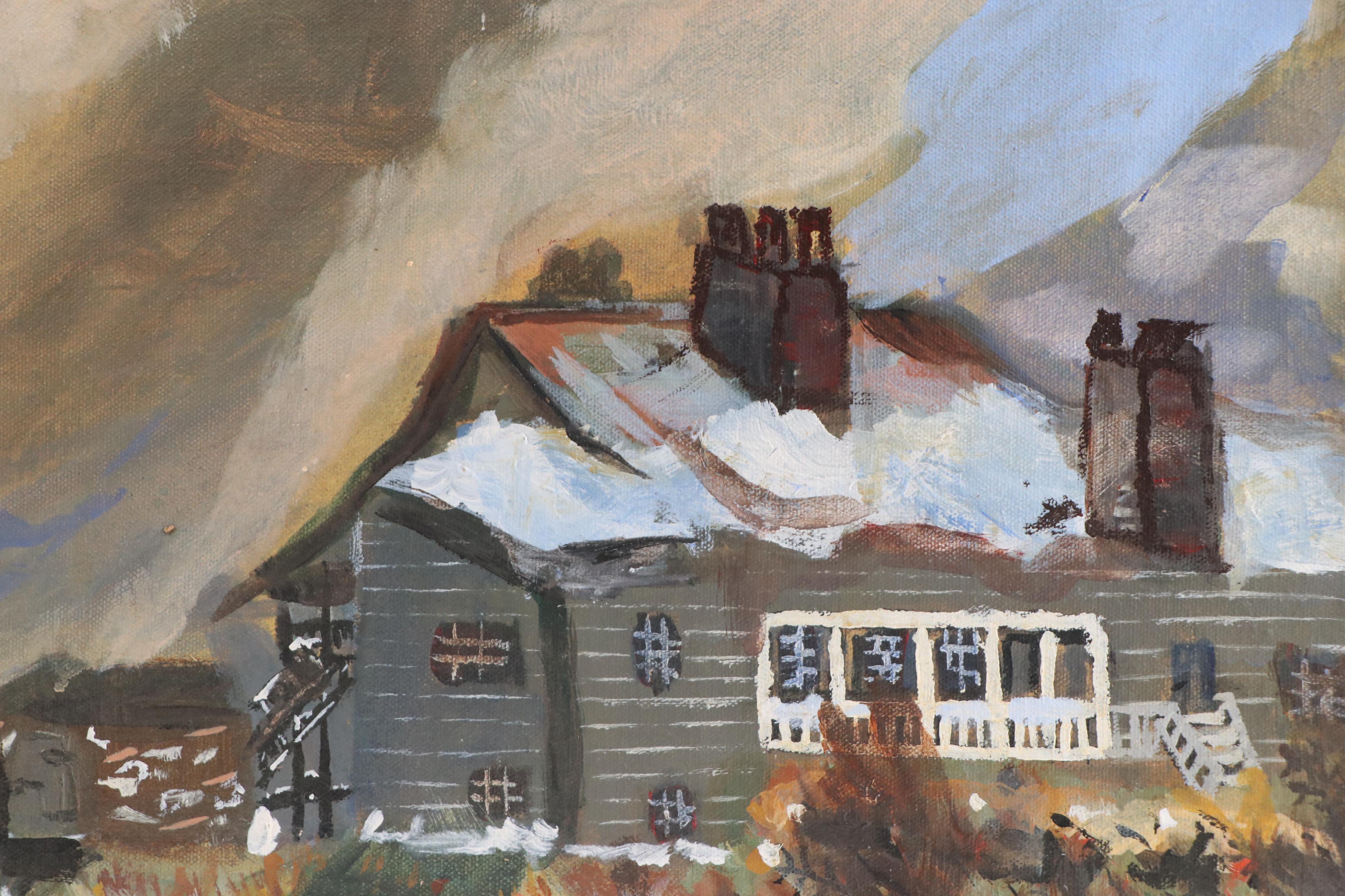 Debbie Gardlik Residential Oil Painting, Late 20th Century