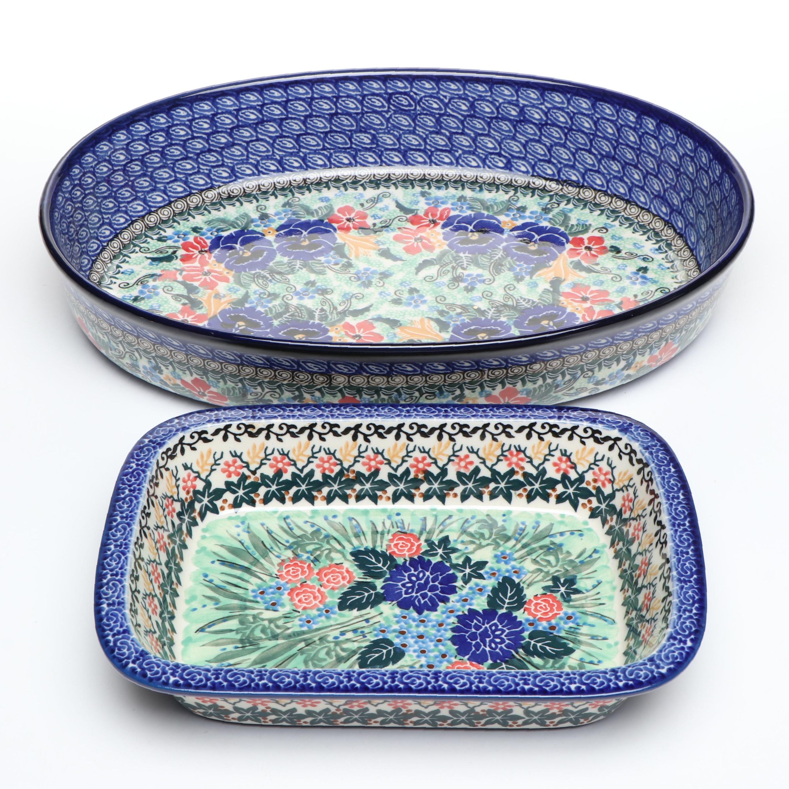 Unikat Polish Handmade Ceramic Casserole Dishes