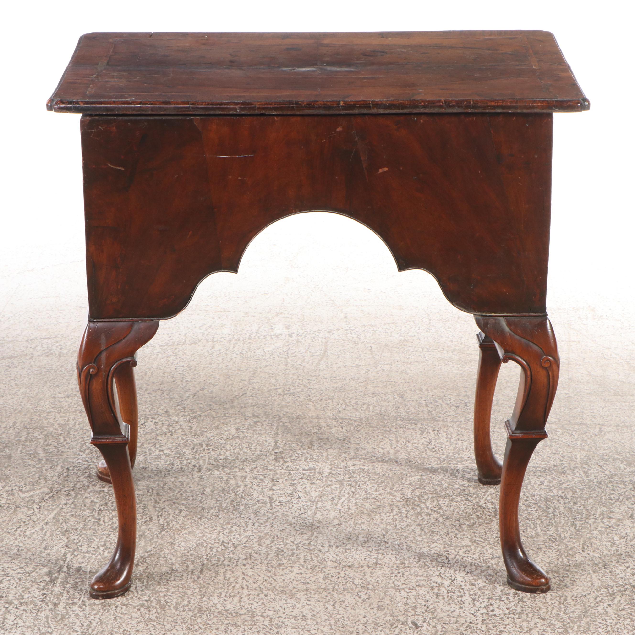 Georgian European Walnut Games Table
