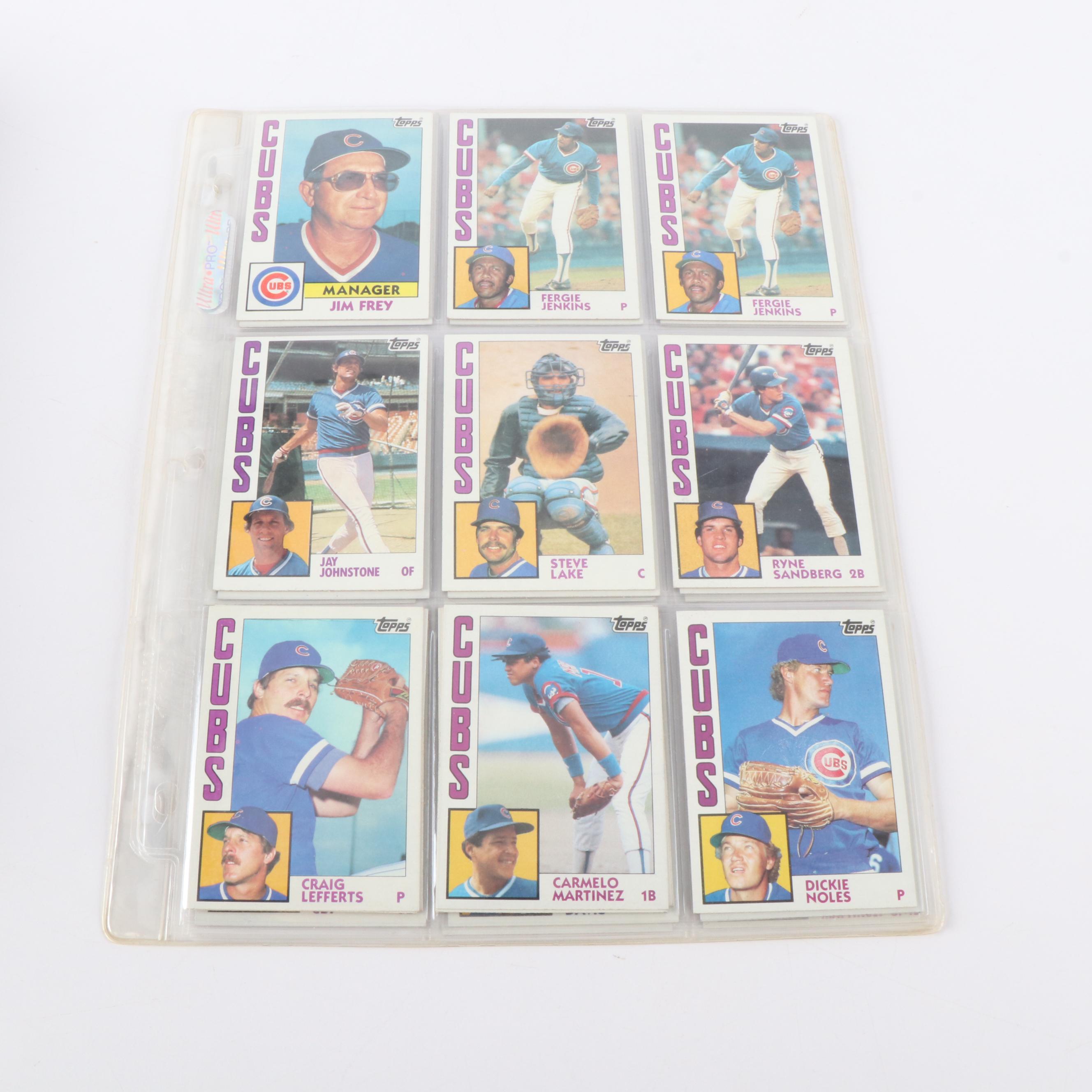 1984 Topps Baseball Cards Featuring Don Mattingly and Darryl Strawberry Rookies