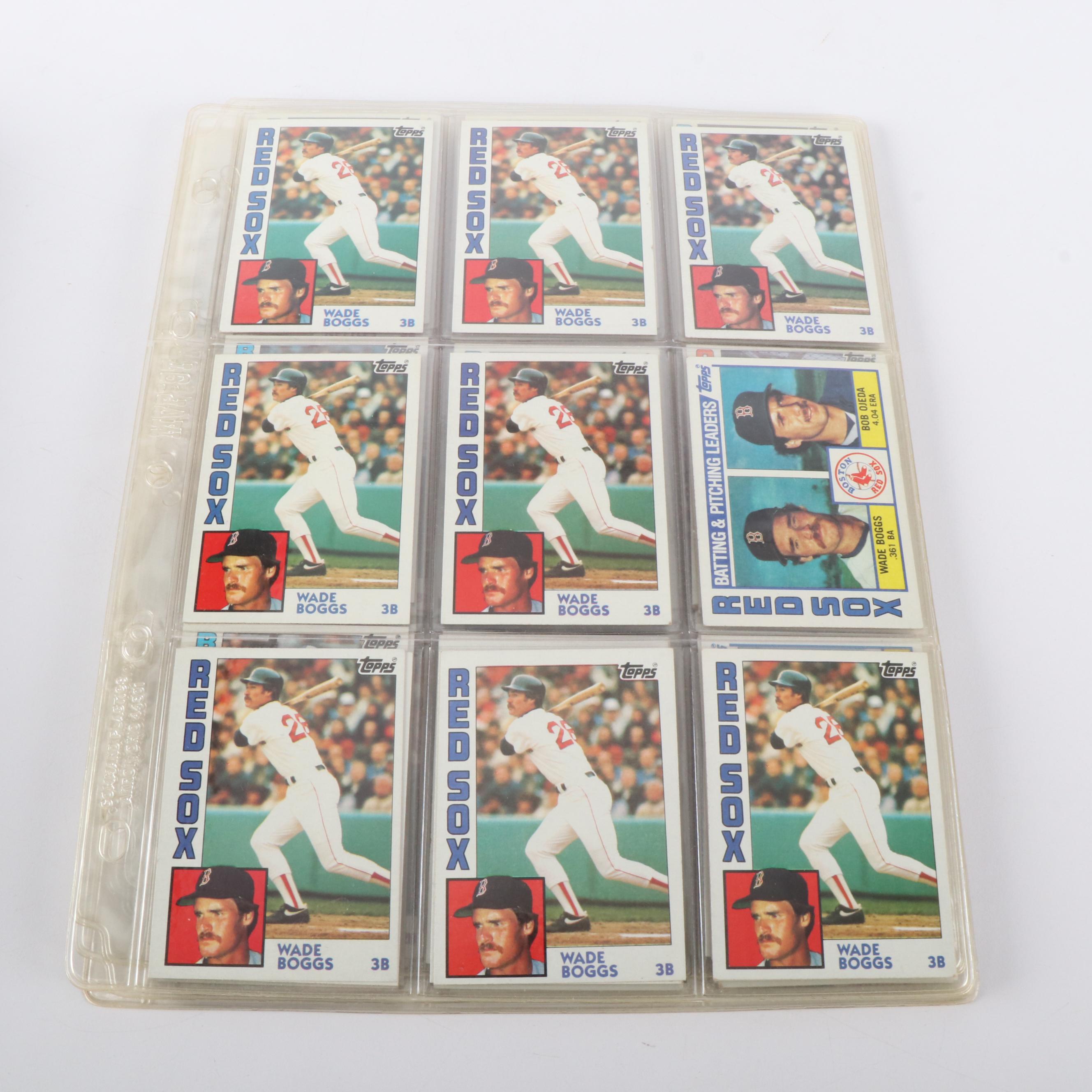 1984 Topps Baseball Cards Featuring Don Mattingly and Darryl Strawberry Rookies