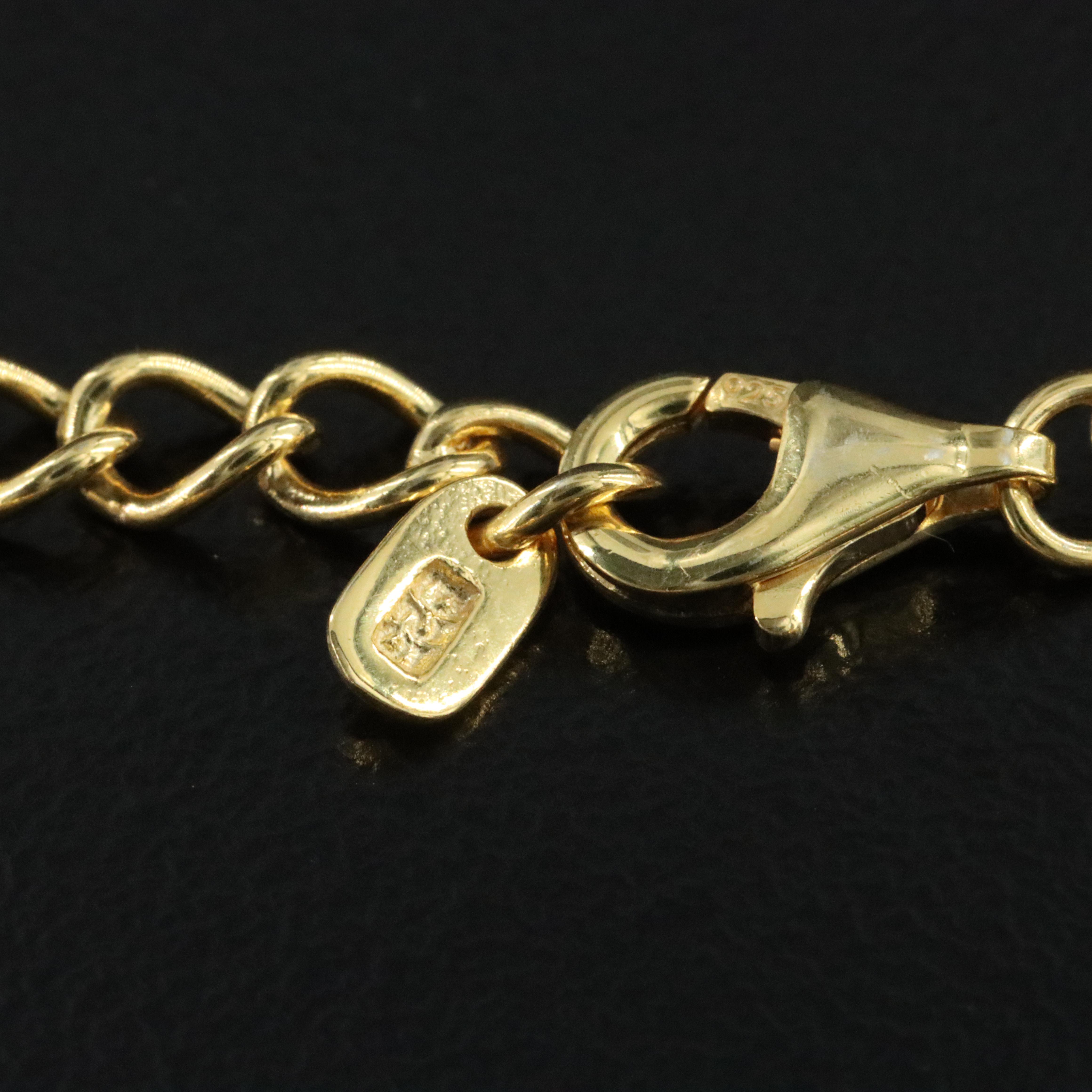 Sterling Corundum, Diopside and Ruby Bracelet