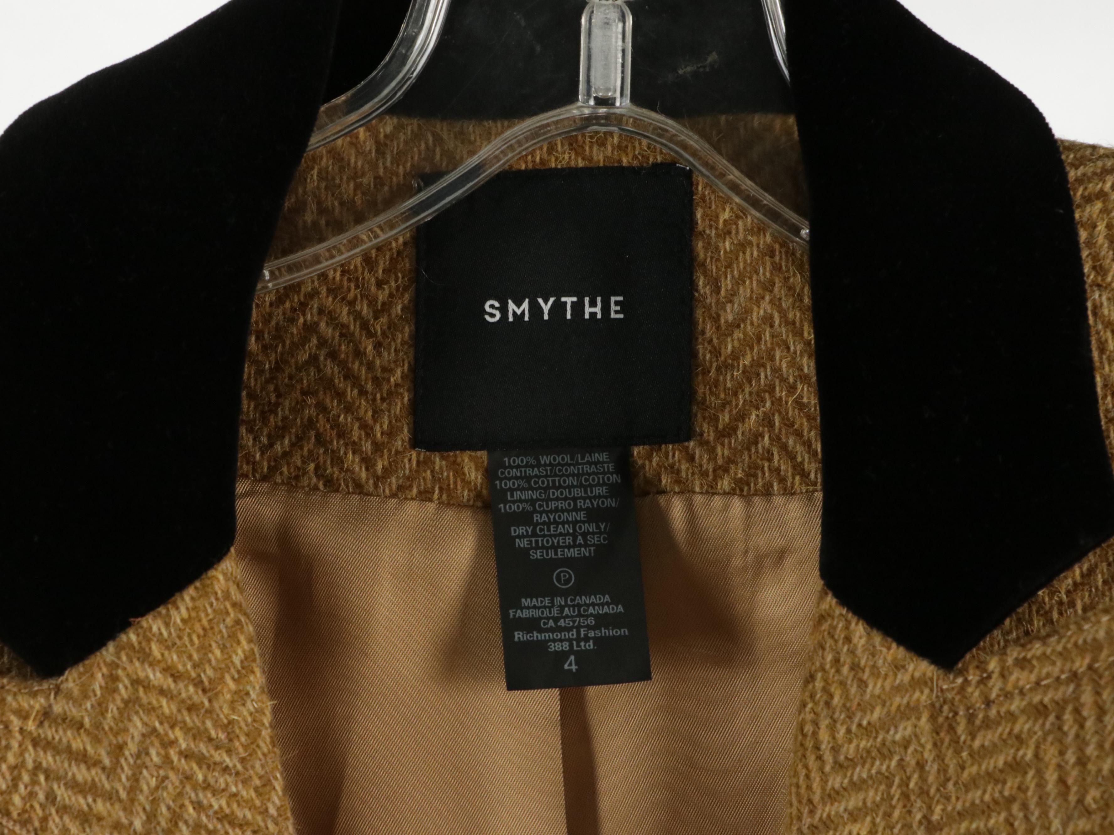 Smythe Navy Blue and Pink "Duchess" Blazers with Plaid and Herringbone Blazers