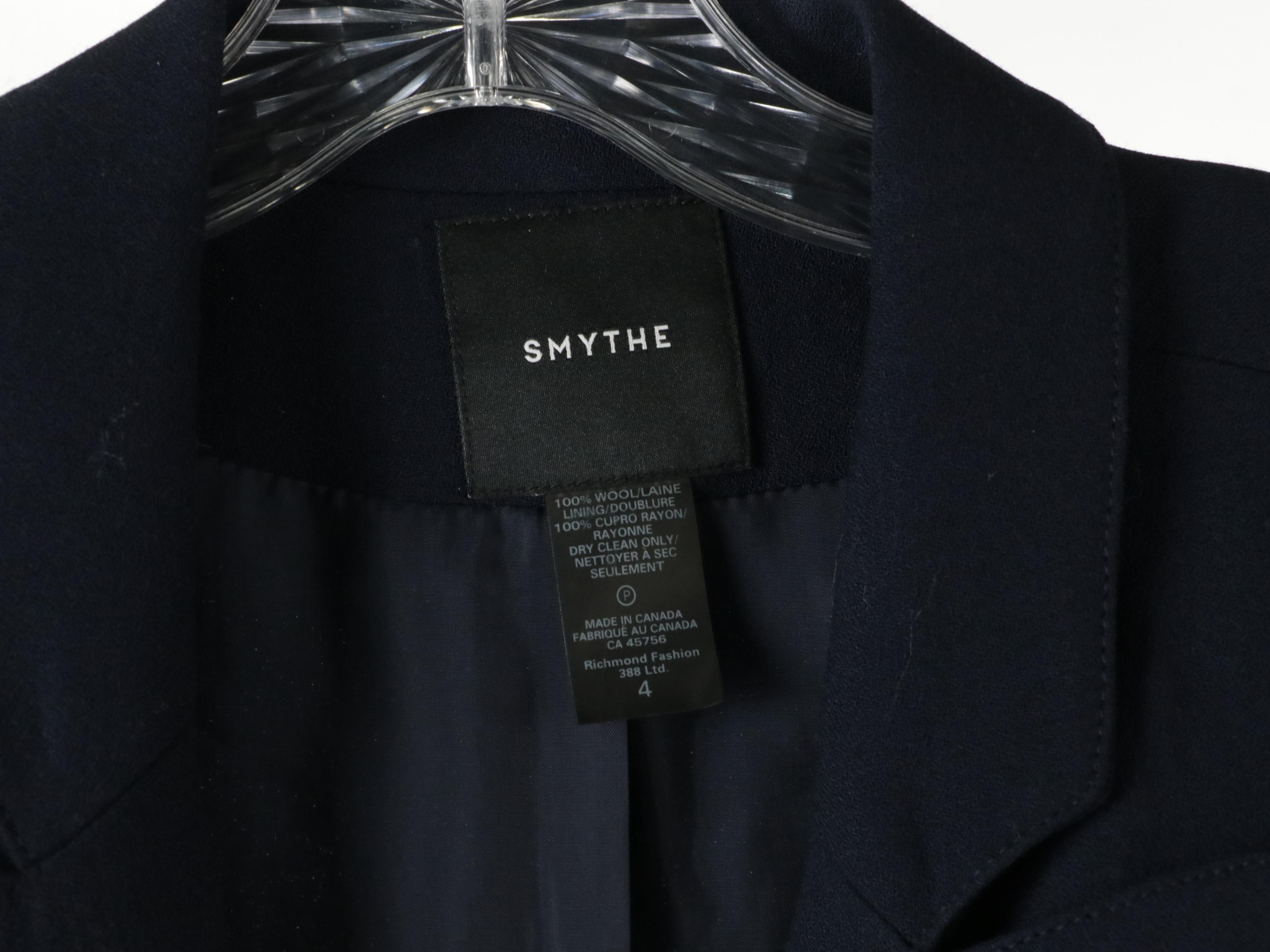 Smythe Navy Blue and Pink "Duchess" Blazers with Plaid and Herringbone Blazers