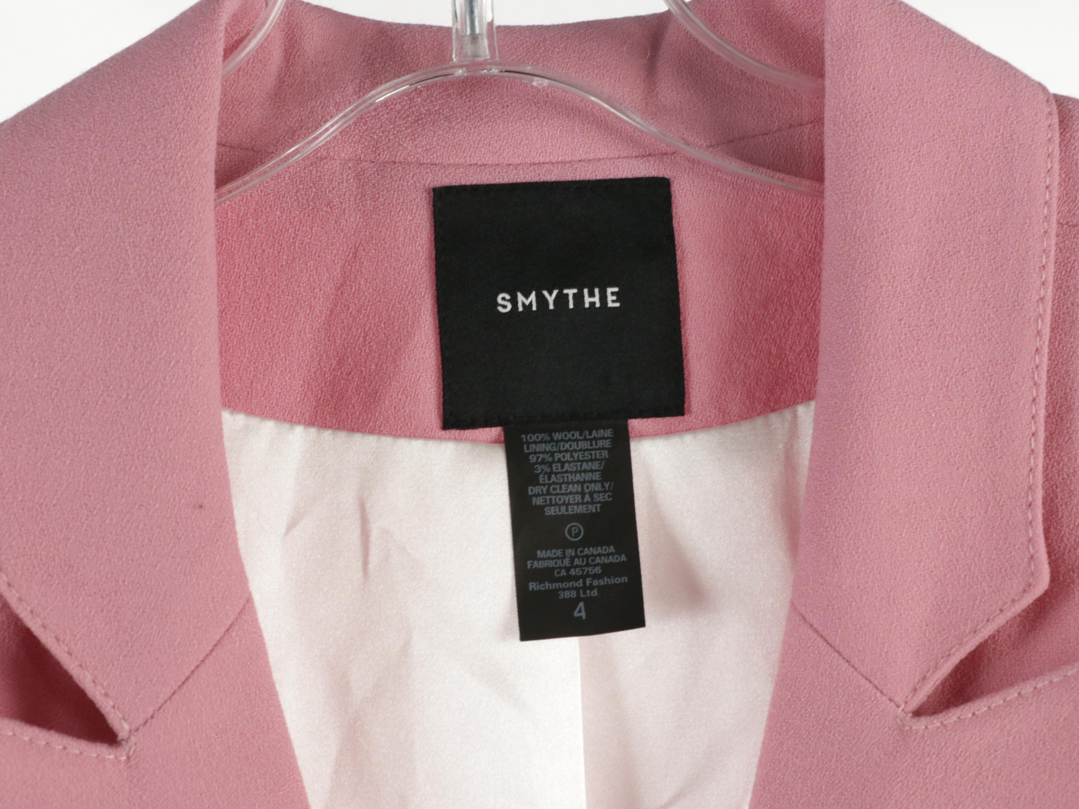 Smythe Navy Blue and Pink "Duchess" Blazers with Plaid and Herringbone Blazers
