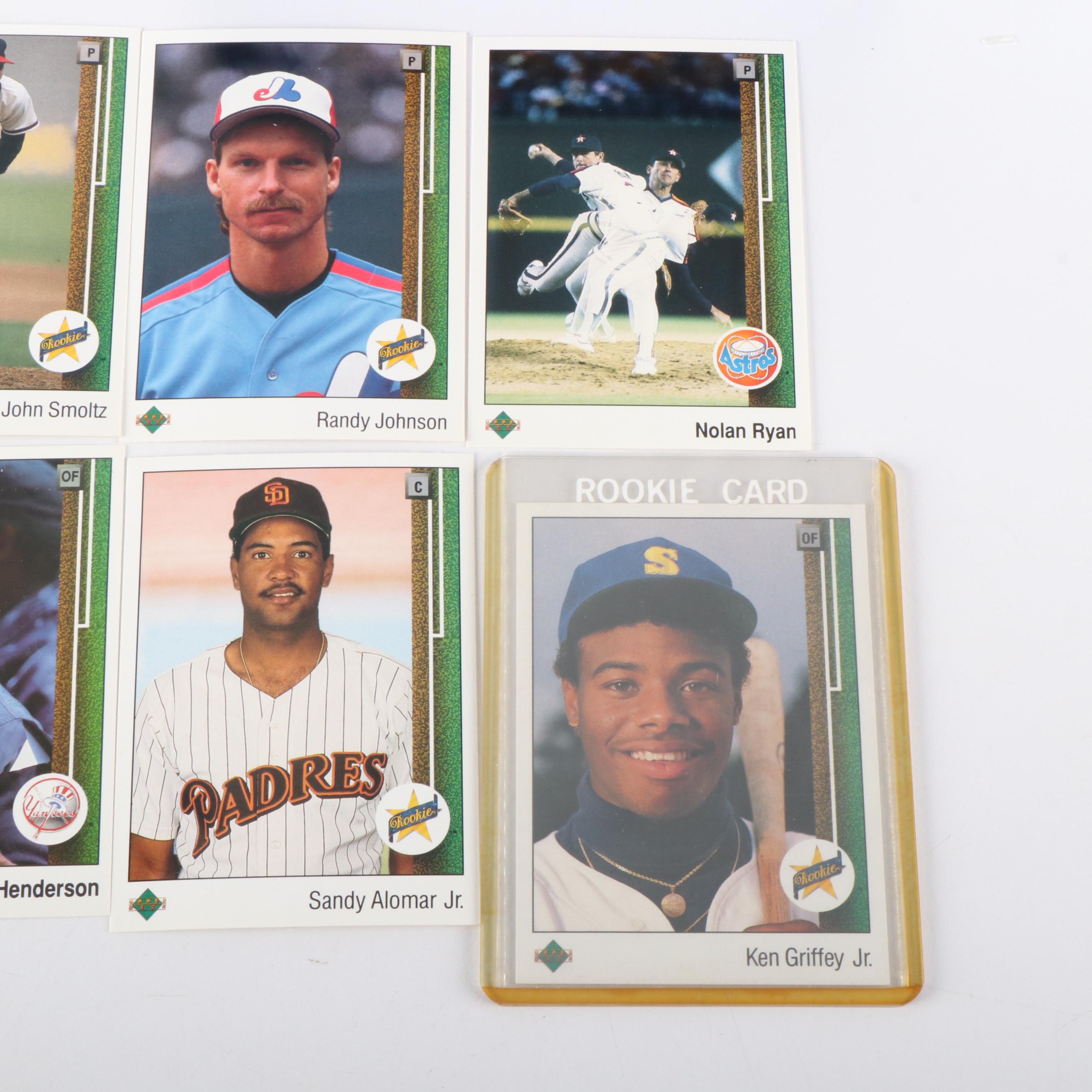 1989 Upper Deck Baseball Card Set with Ken Griffey Jr. Rookie & Sealed Wax Packs