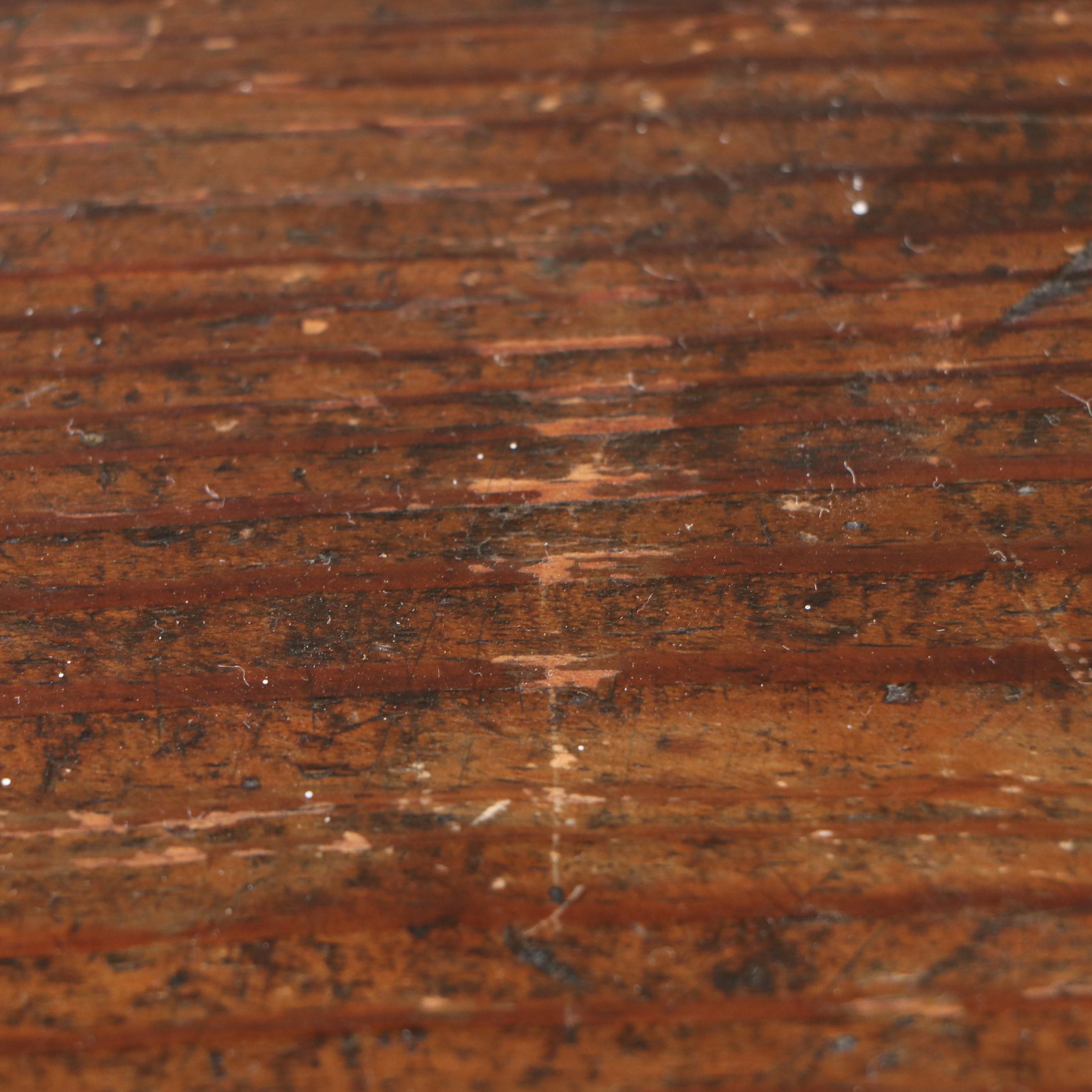 Korean Converted Wooden Chest with Brass Accents