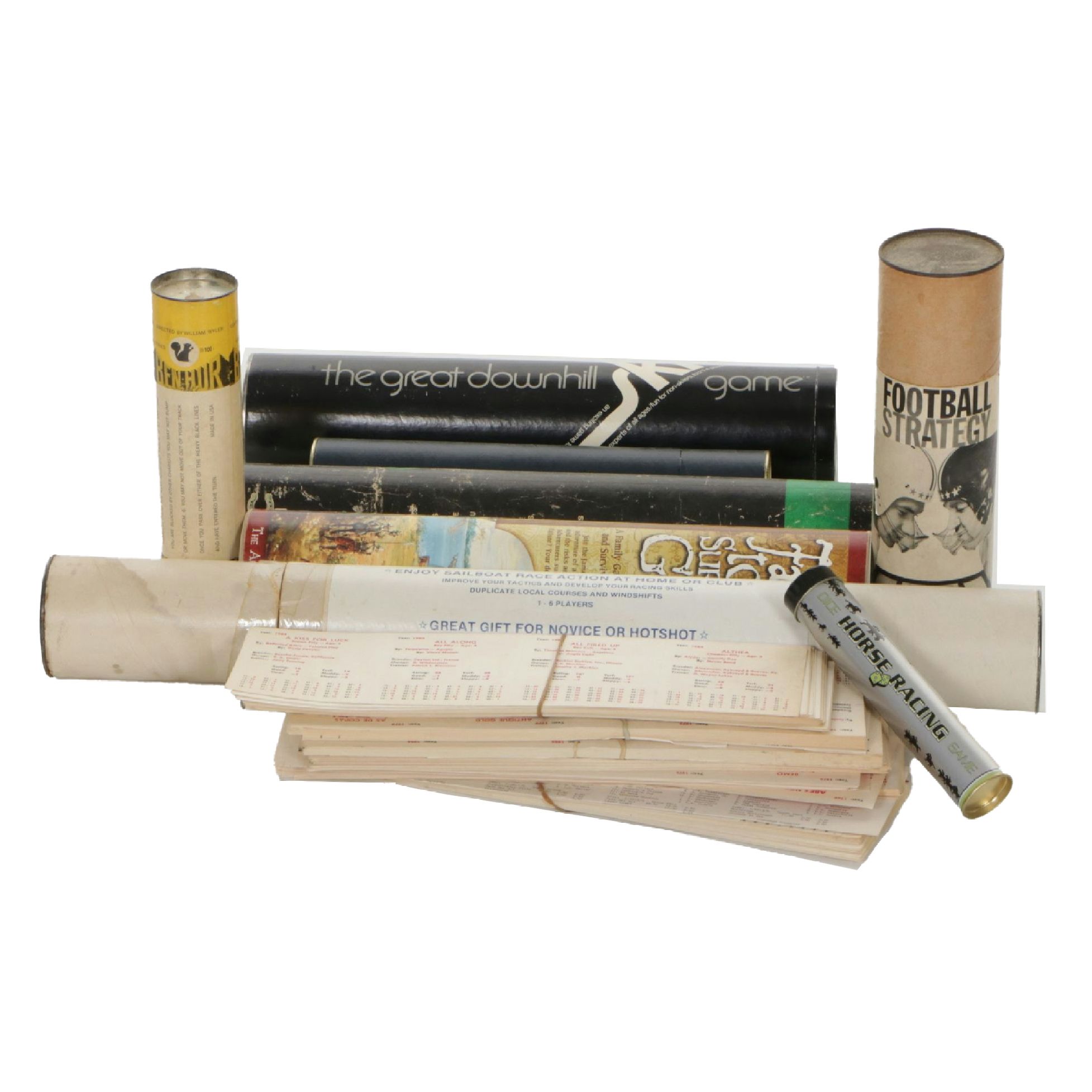 "Star-Board" Yacht Race Game and Horse Racing Cards with Other Board Games