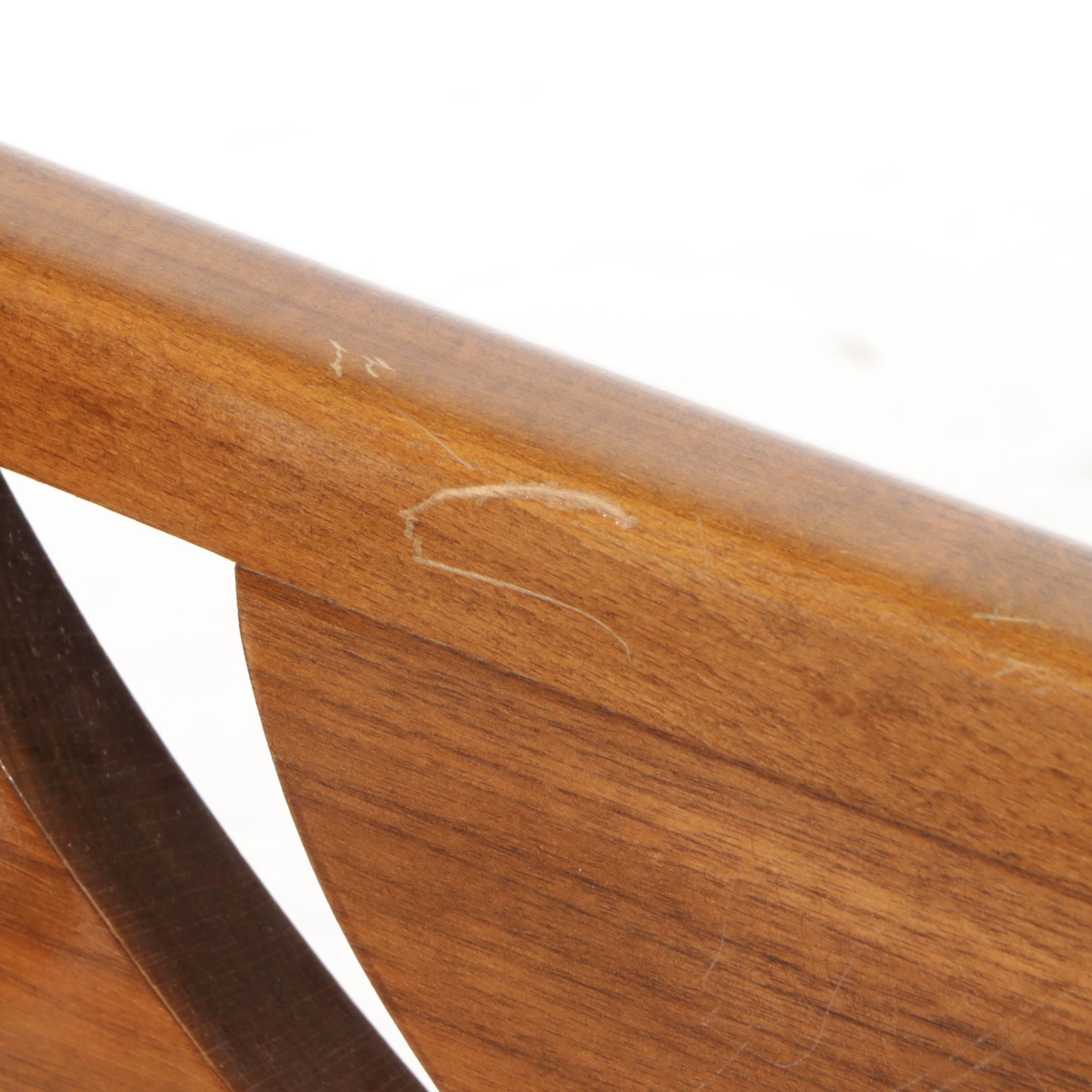 Robert Saunder Designed Mahogany “Mystic Chair,” Circa 1989