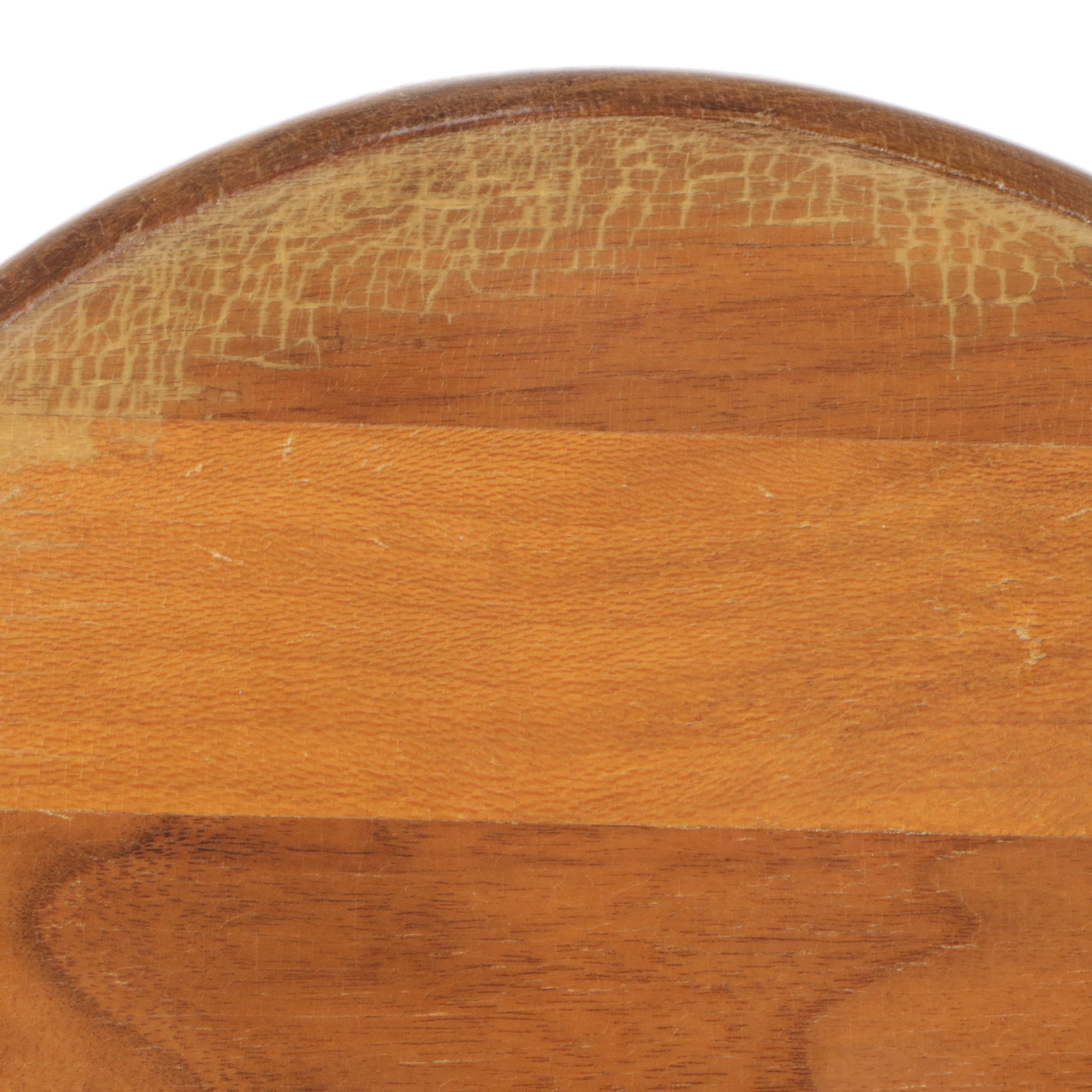 Robert Saunder Designed Mahogany “Mystic Chair,” Circa 1989