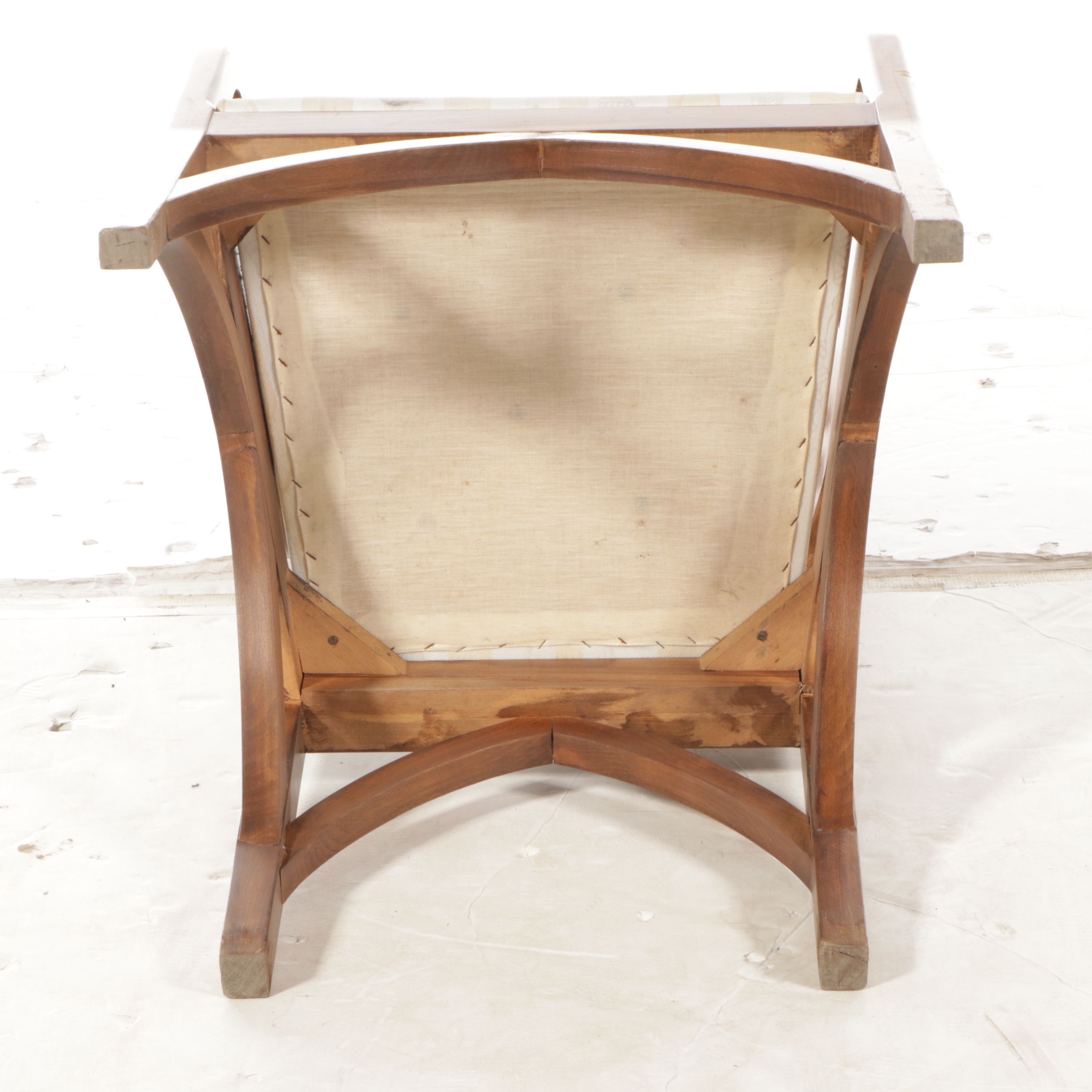 Robert Saunder Designed Mahogany “Mystic Chair,” Circa 1989