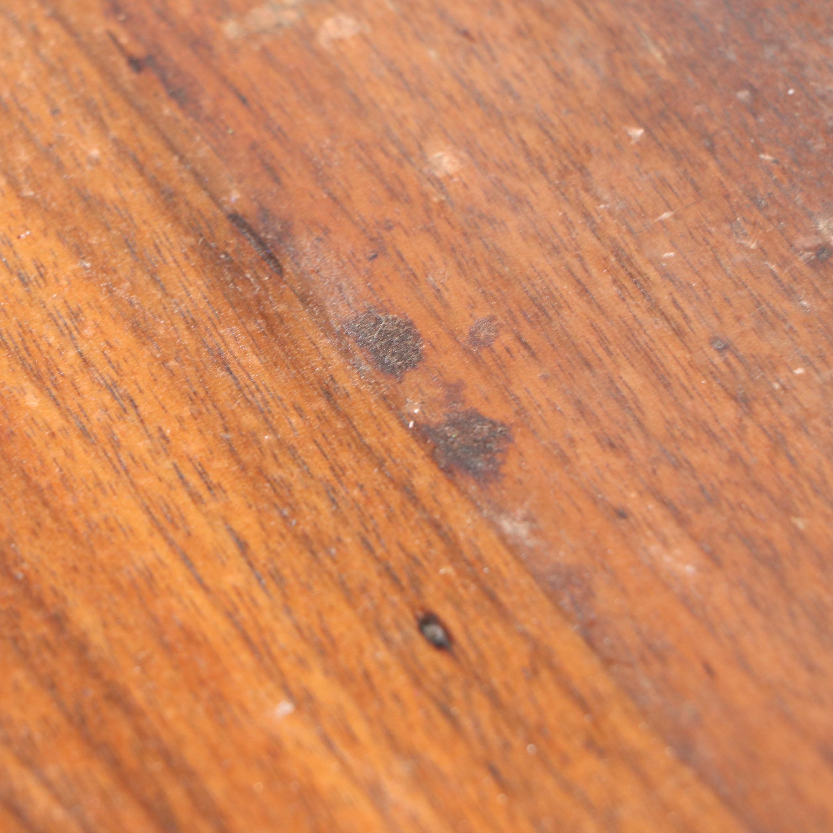 American Country Sheraton Style Oak Desk, Late 19th/Early 20th Century