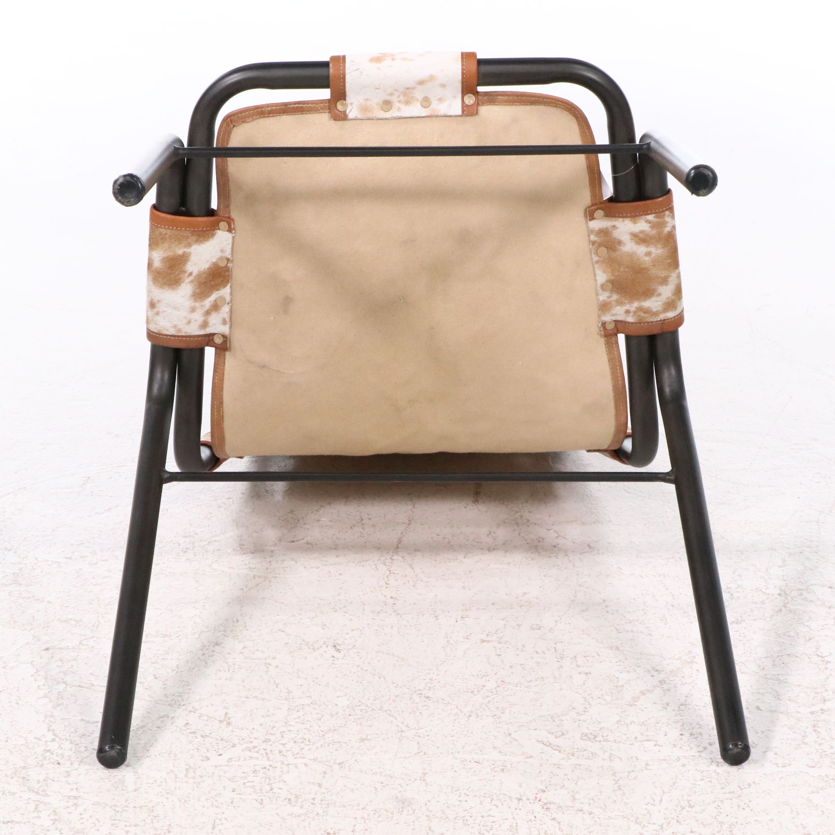 Pair of Blue Ocean Traders "Genoa" Hair on Hide Side Chairs