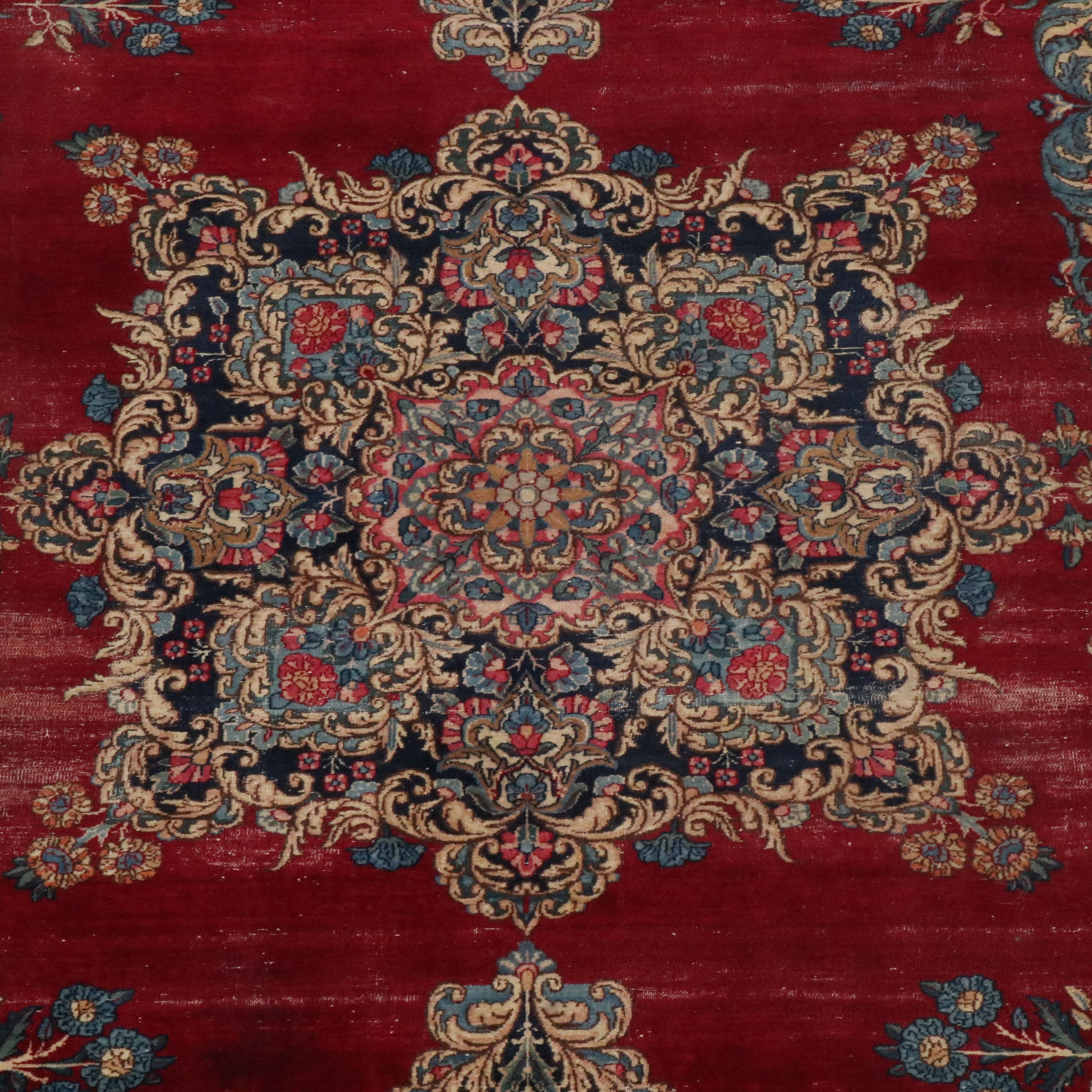 9'7 x 13'3 Hand-Knotted Persian Tabriz Room Sized Rug
