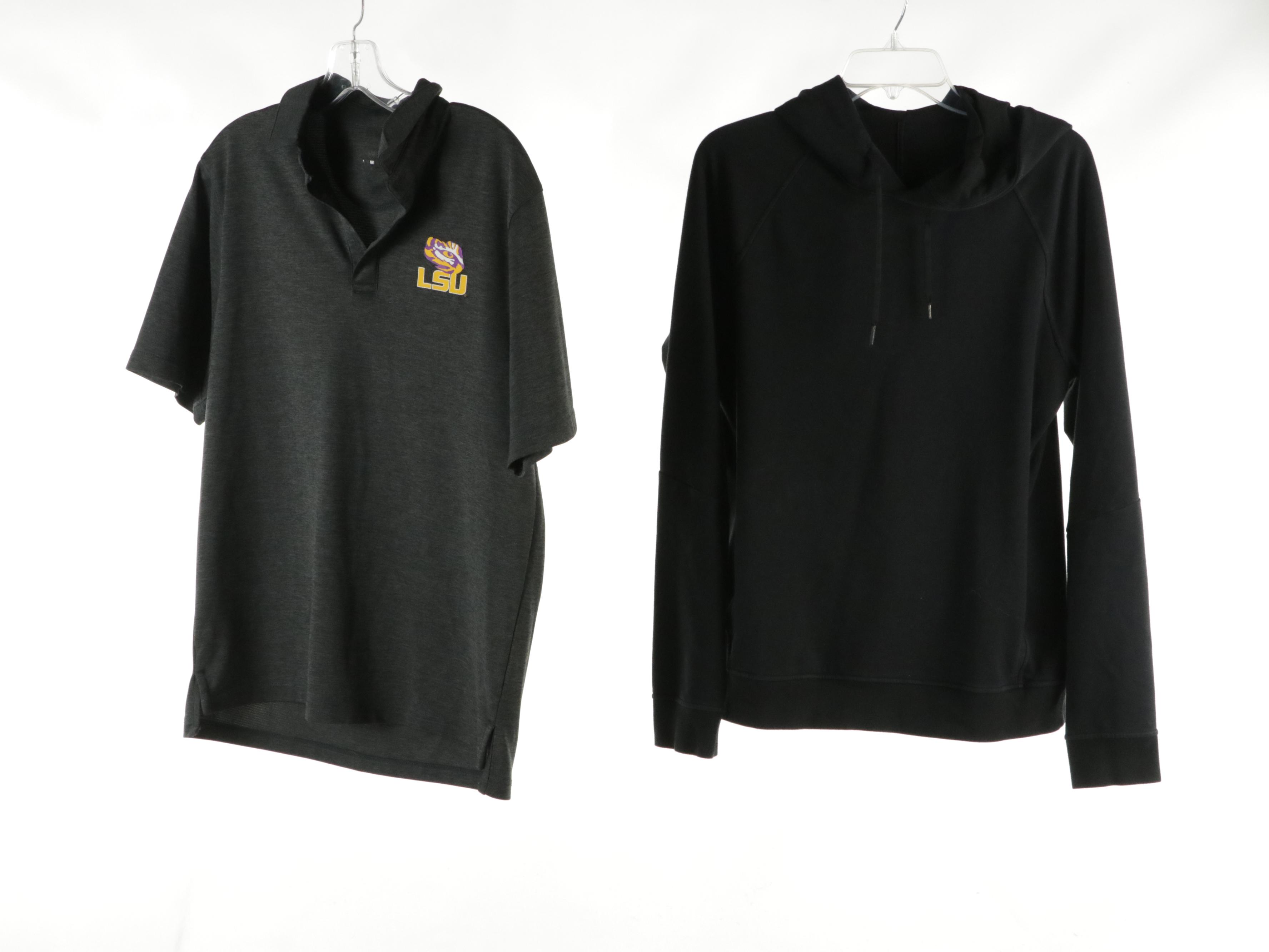 Men's Gymshark T-Shirts, Columbia Hiking Shorts, Peter Millar & More Polo Shirts