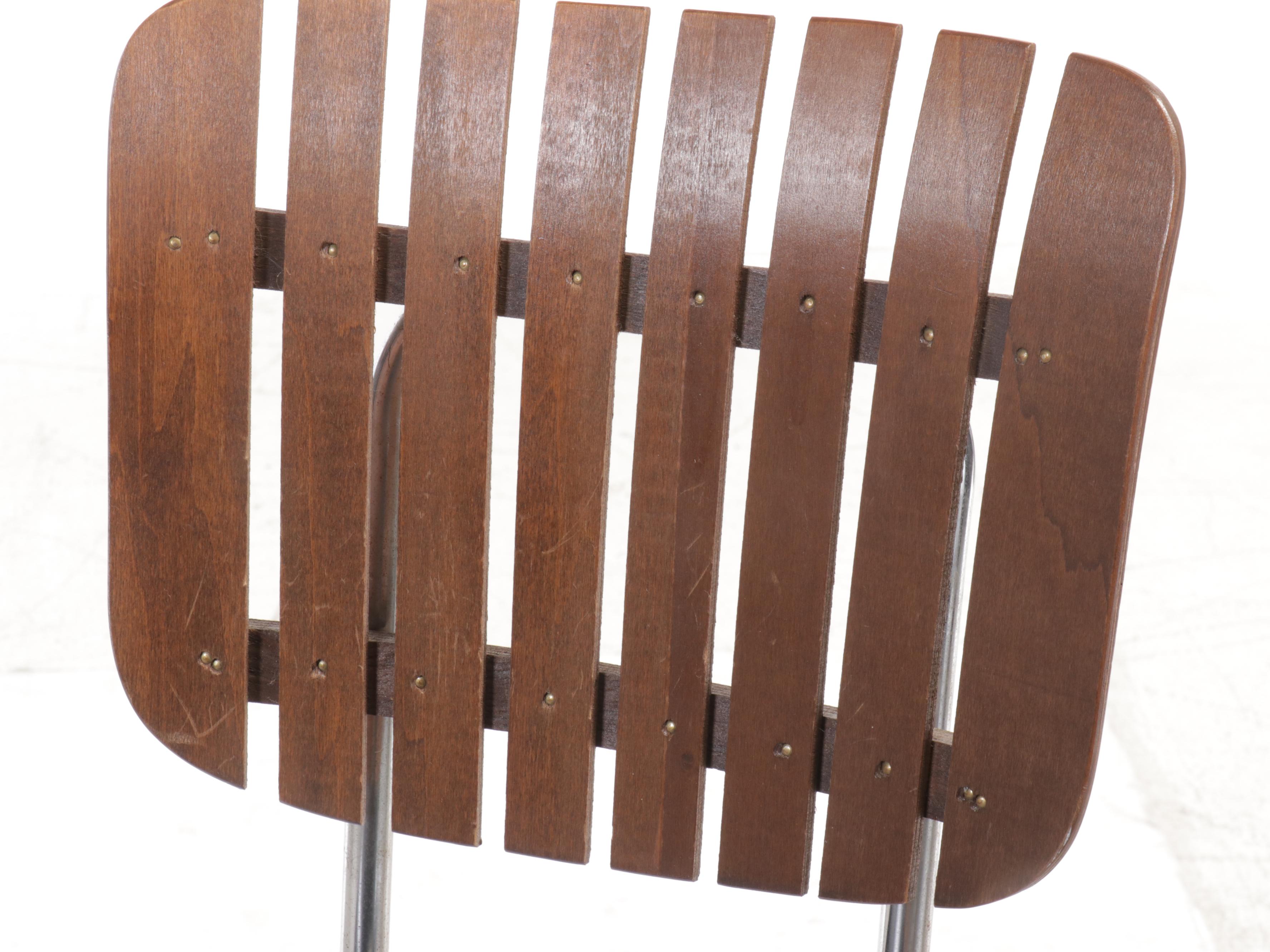 Set of Six Mid Century Modern Style Barstools in the Manner of Arthur Umanoff