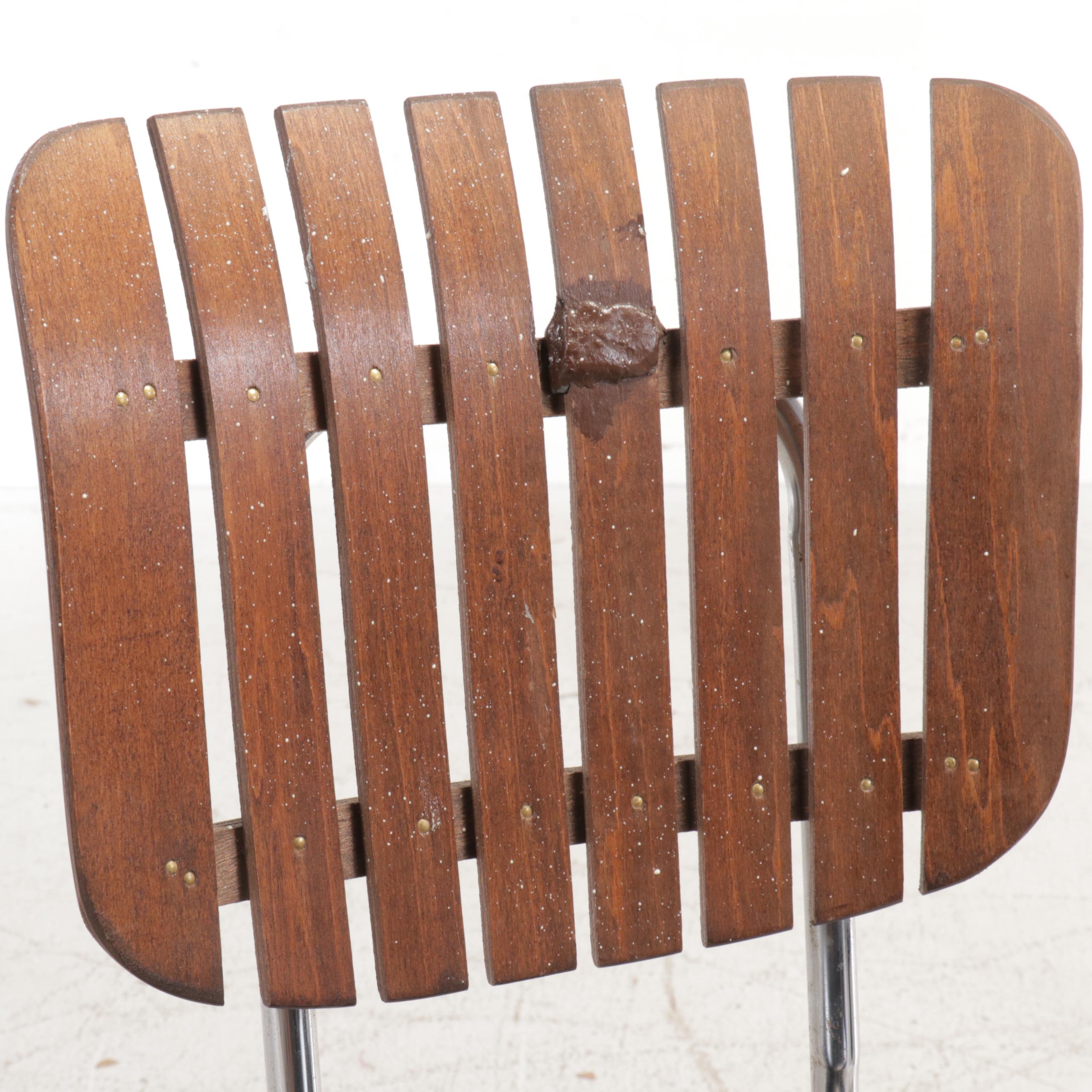 Set of Six Mid Century Modern Style Barstools in the Manner of Arthur Umanoff