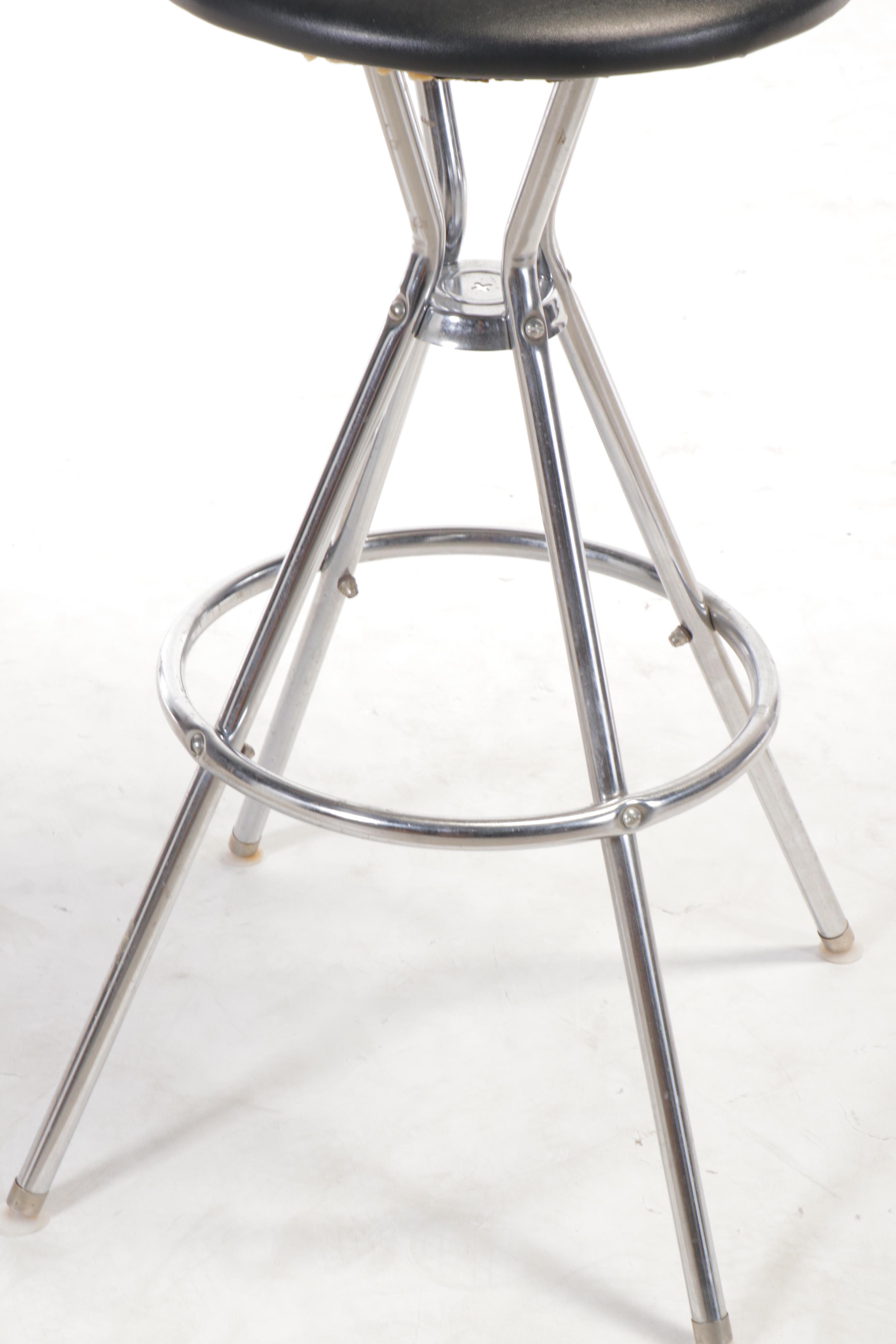 Set of Six Mid Century Modern Style Barstools in the Manner of Arthur Umanoff