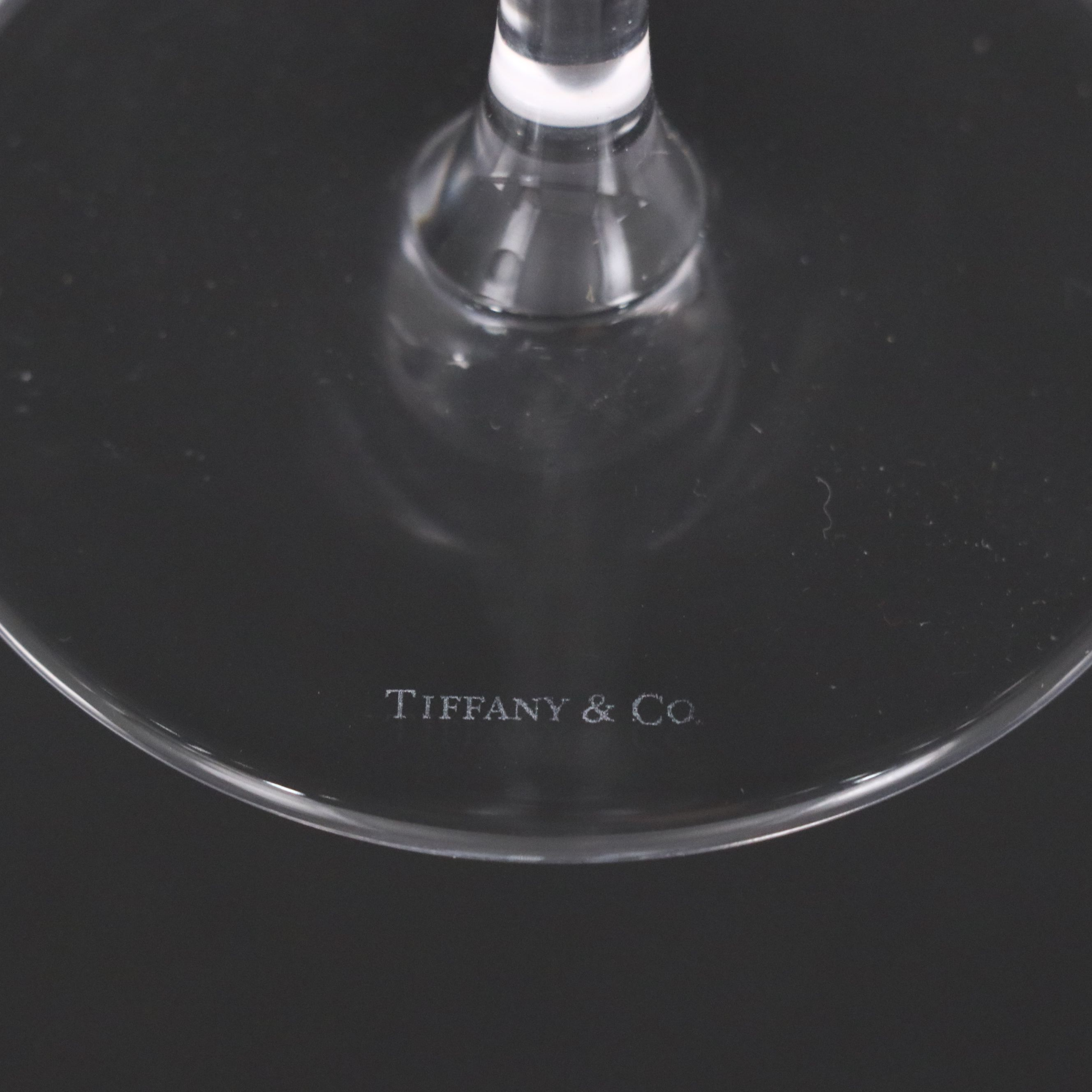 Tiffany and Co. Crystal Champagne Glasses