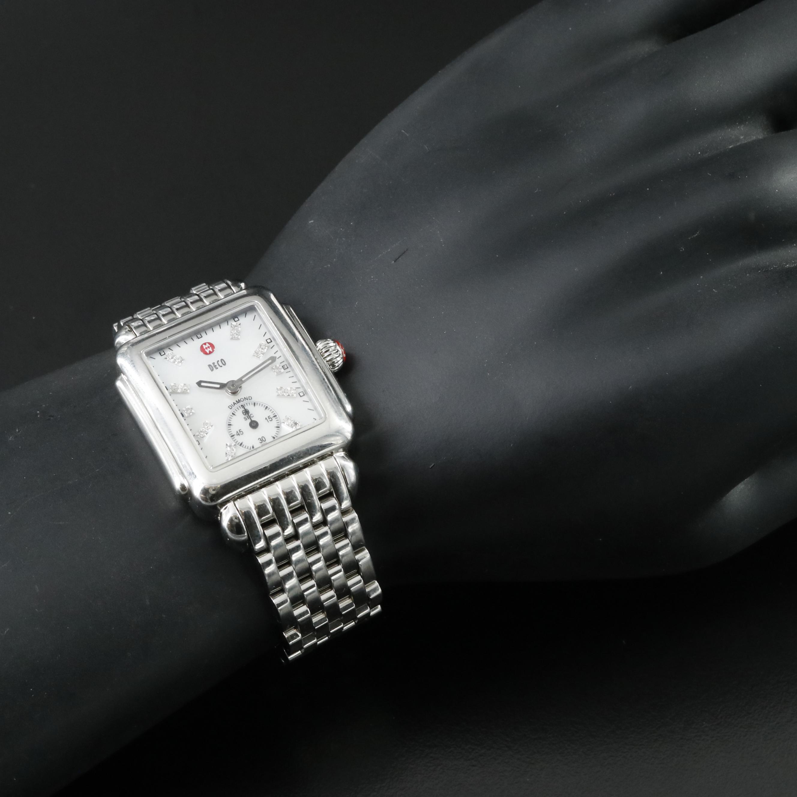 Michele Deco Mid Diamond Watch