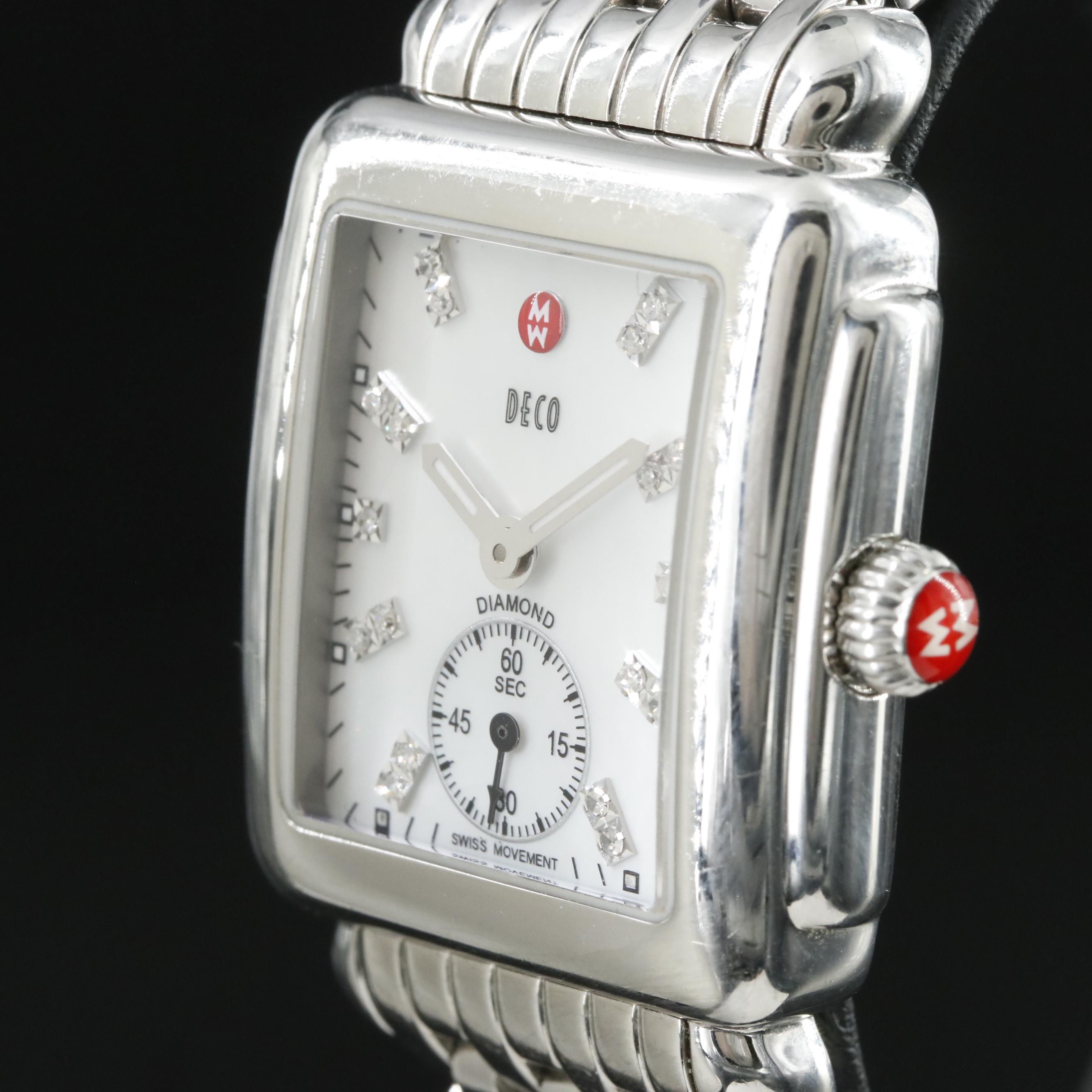 Michele Deco Mid Diamond Watch