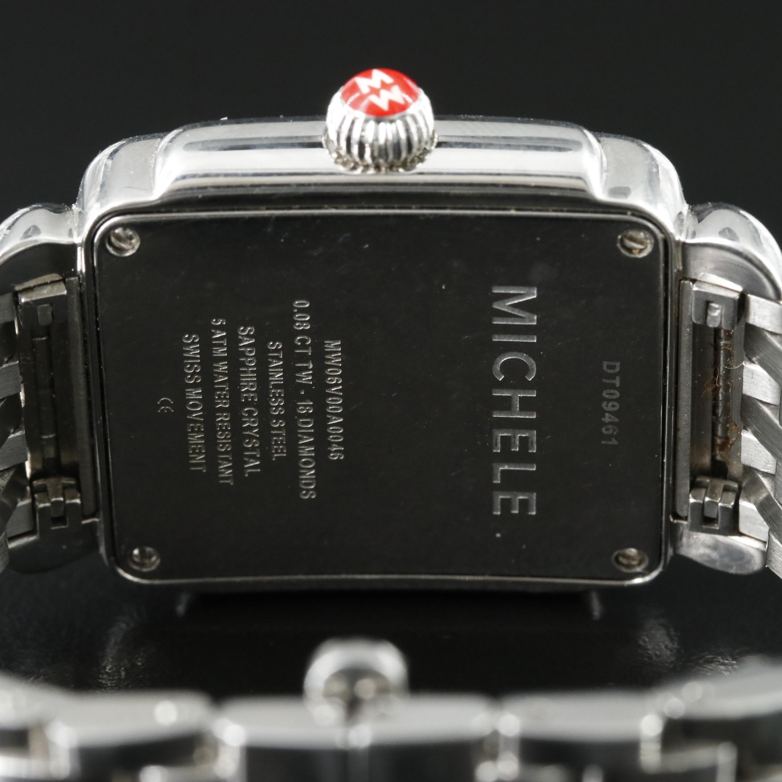 Michele Deco Mid Diamond Watch