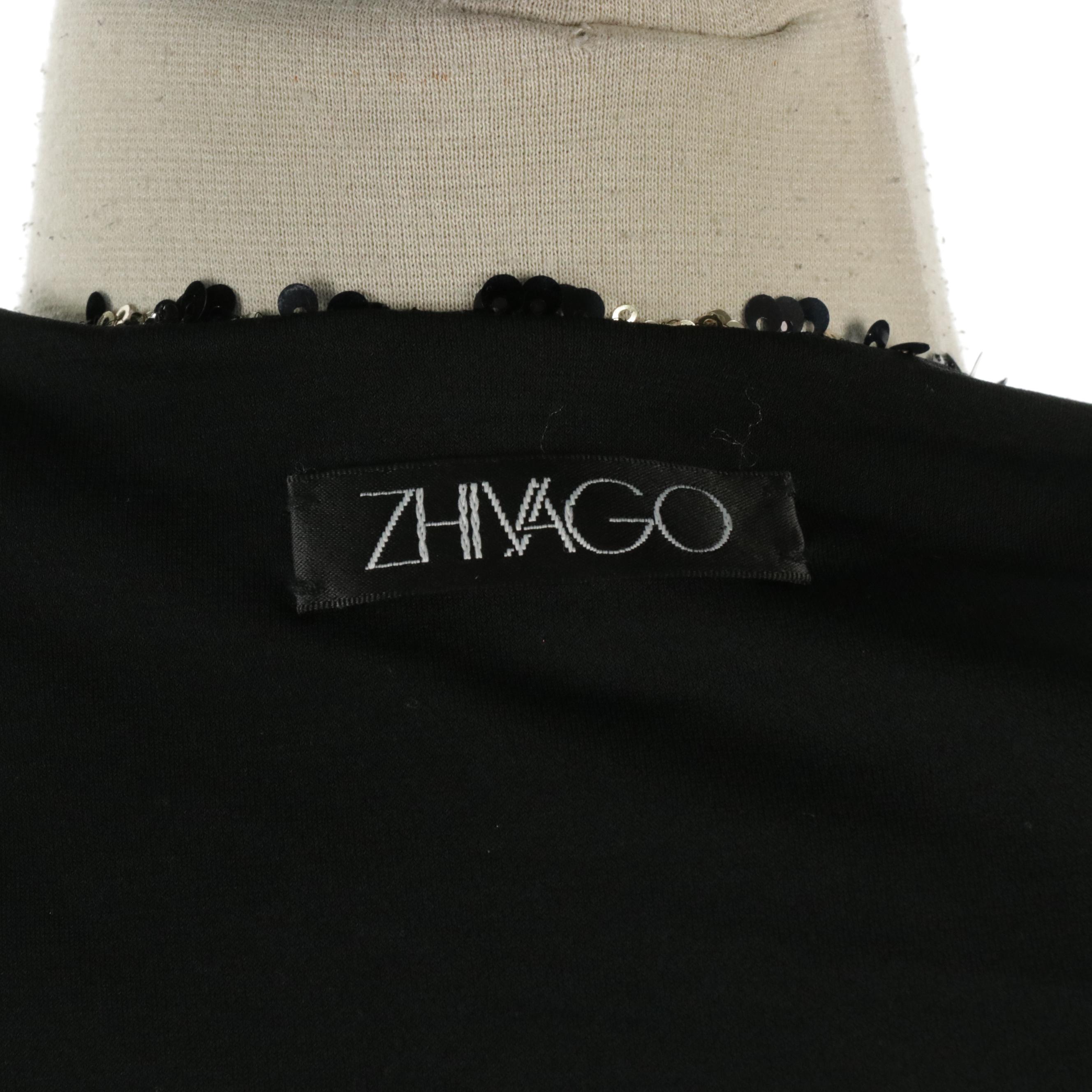 Zhivago Miami Nights and Spirit Animal Double Breasted Sequin Mini Wrap Dresses