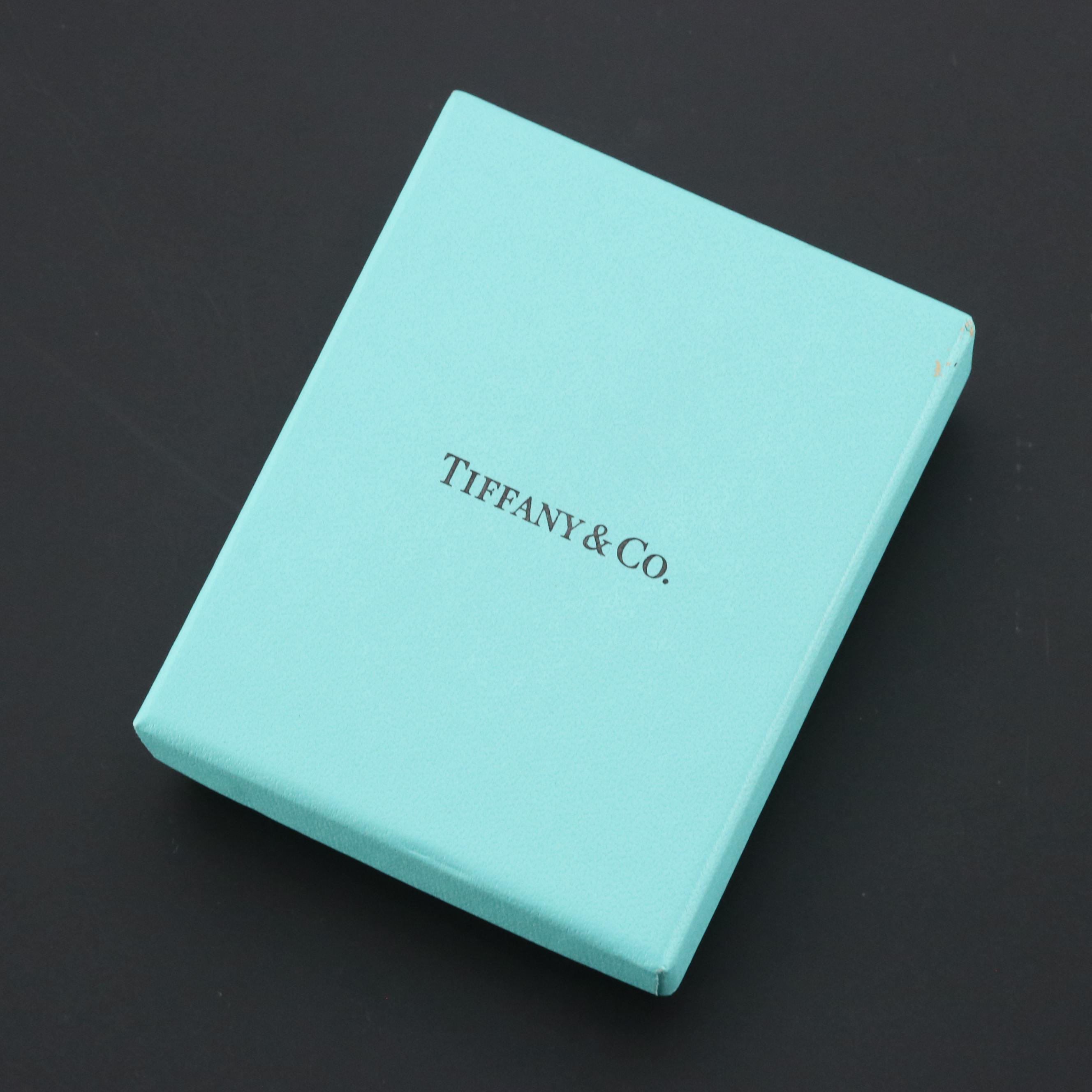 Tiffany & Co. Atlas Sterling Cutout Circle Necklace in Box