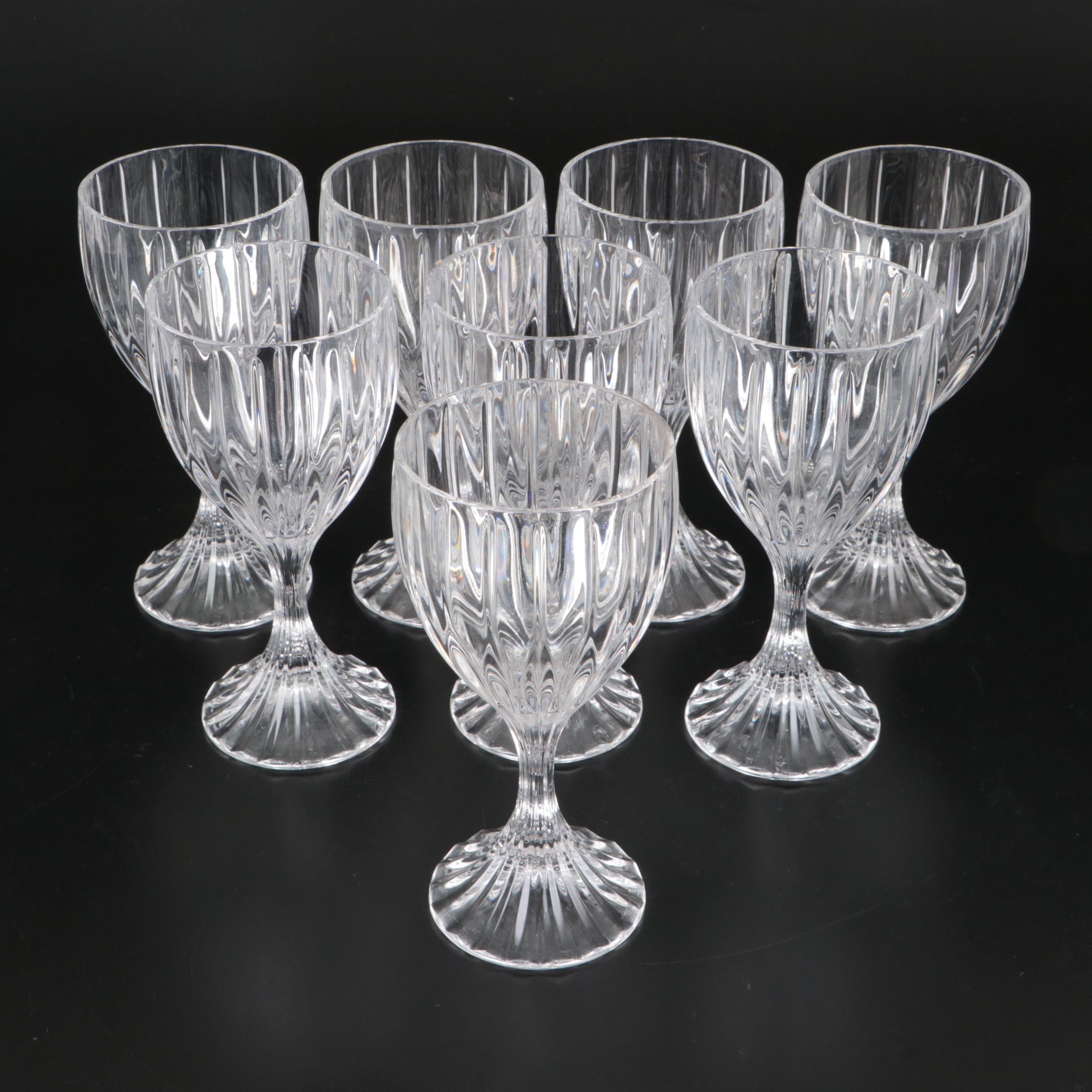 Mikasa "Park Lane" Crystal Water Goblets