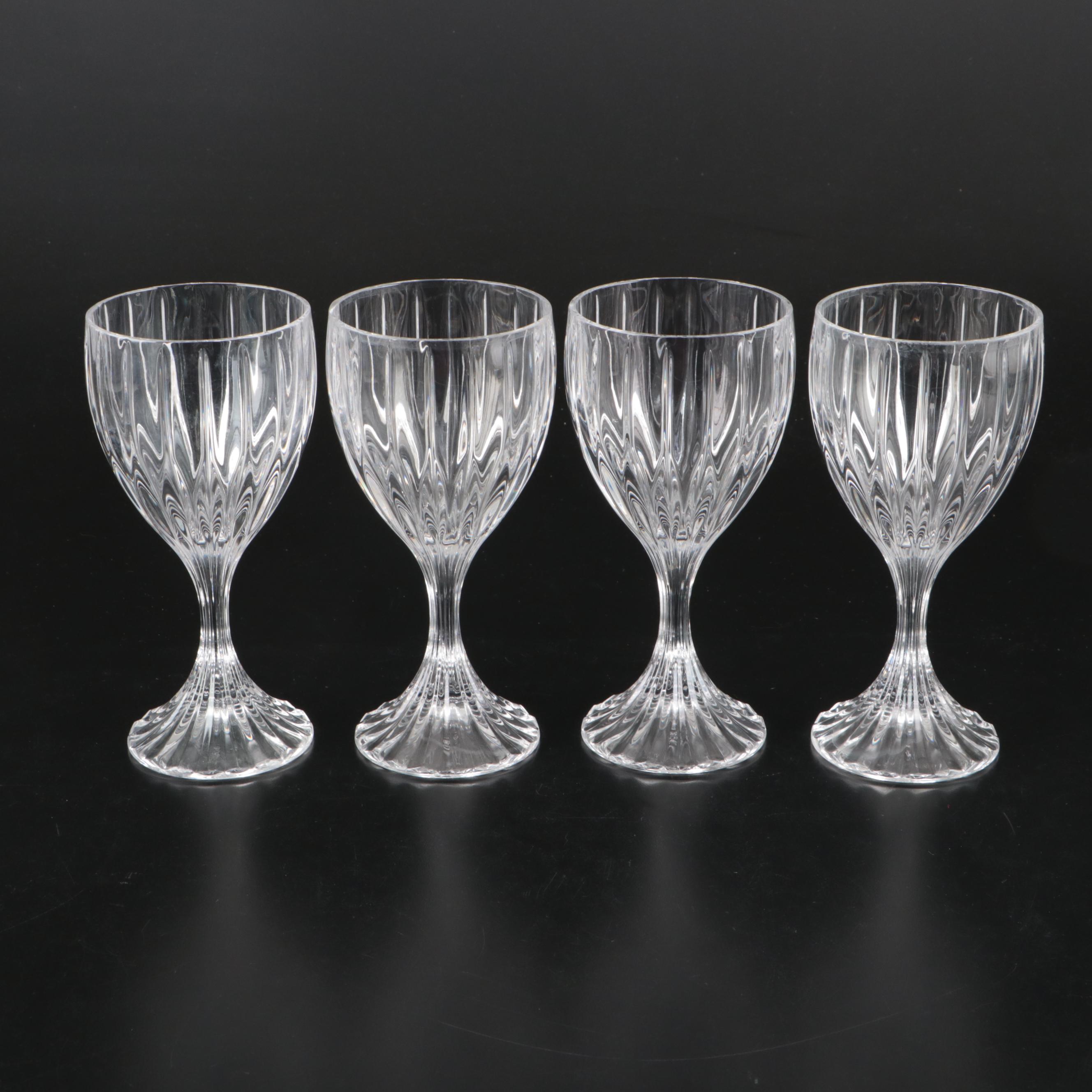 Mikasa "Park Lane" Crystal Water Goblets