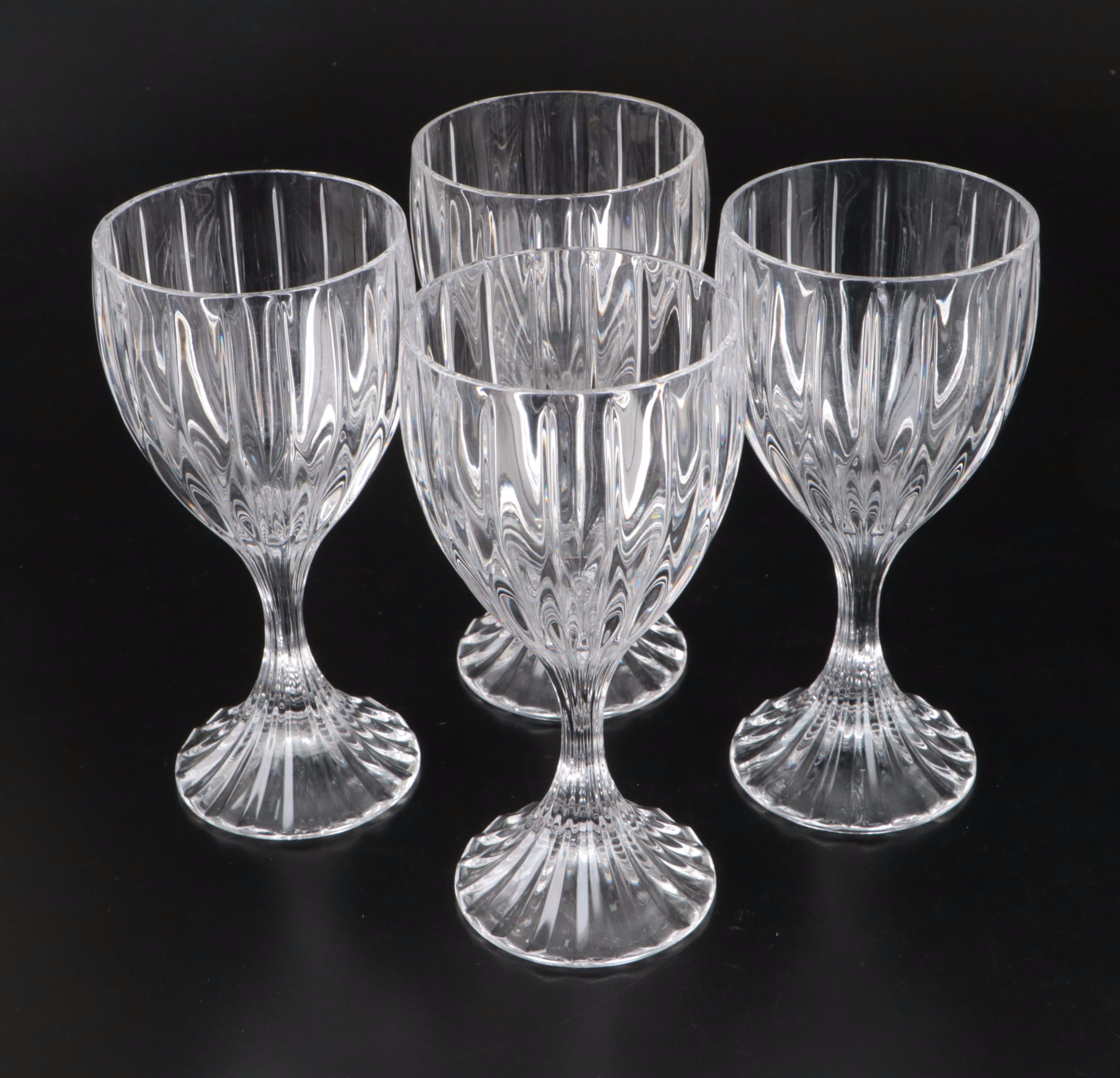 Mikasa "Park Lane" Crystal Water Goblets