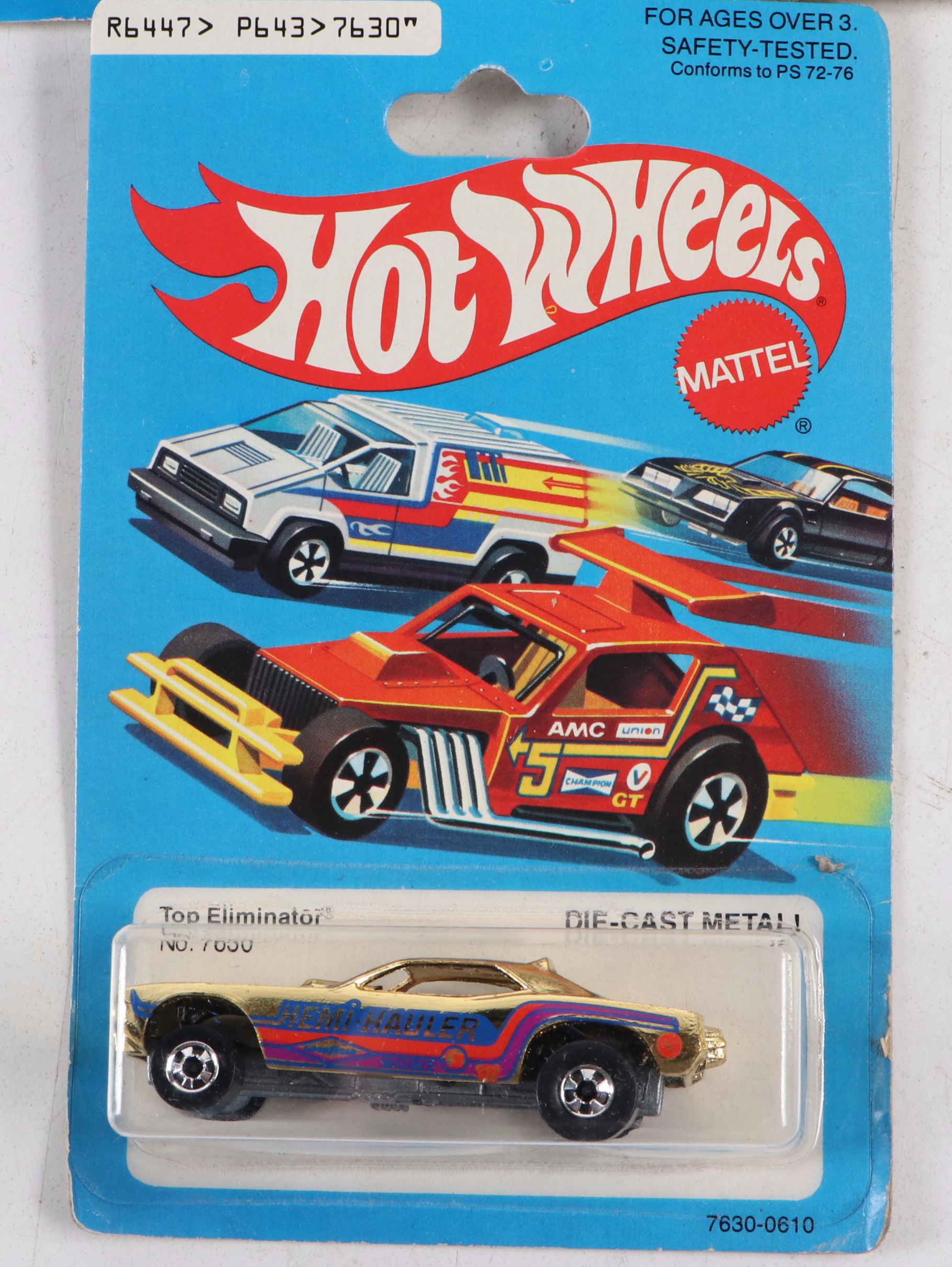 Hot Wheels "Top Eliminator," "Hot Bird" and More Toy Cars, 1979/1981