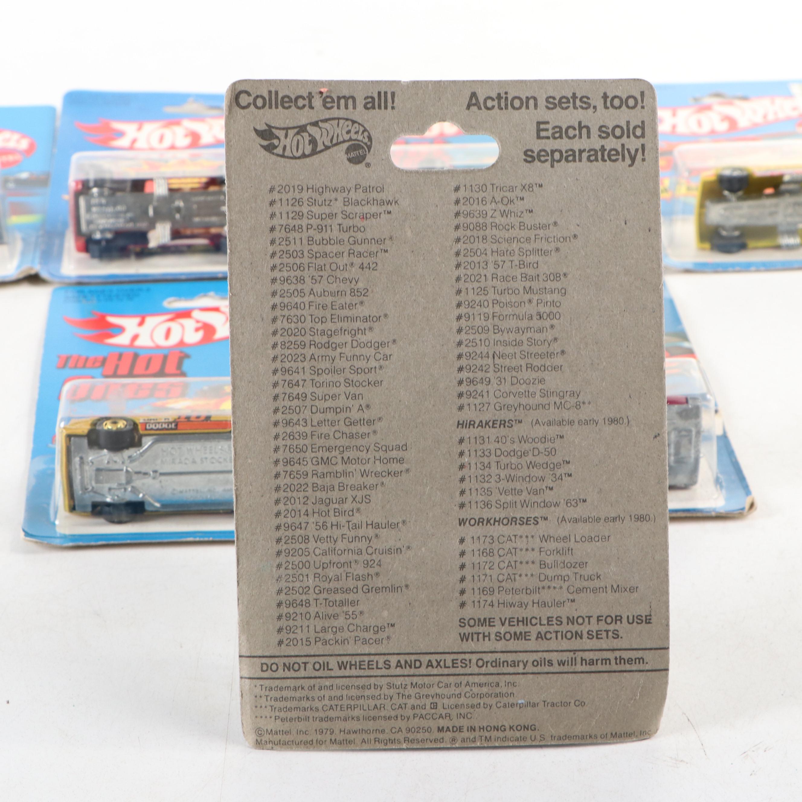 Hot Wheels "Top Eliminator," "Hot Bird" and More Toy Cars, 1979/1981