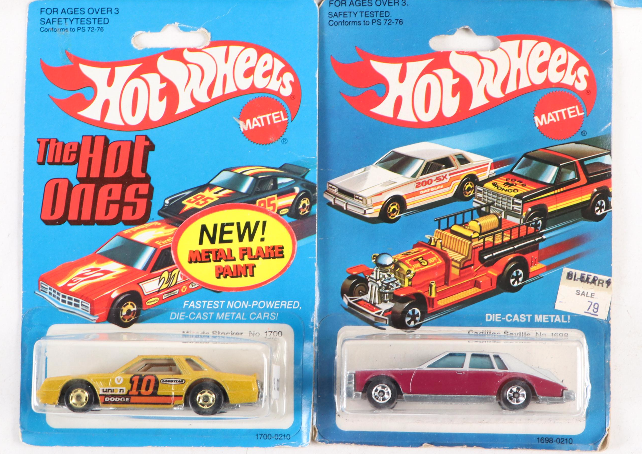 Hot Wheels "Top Eliminator," "Hot Bird" and More Toy Cars, 1979/1981