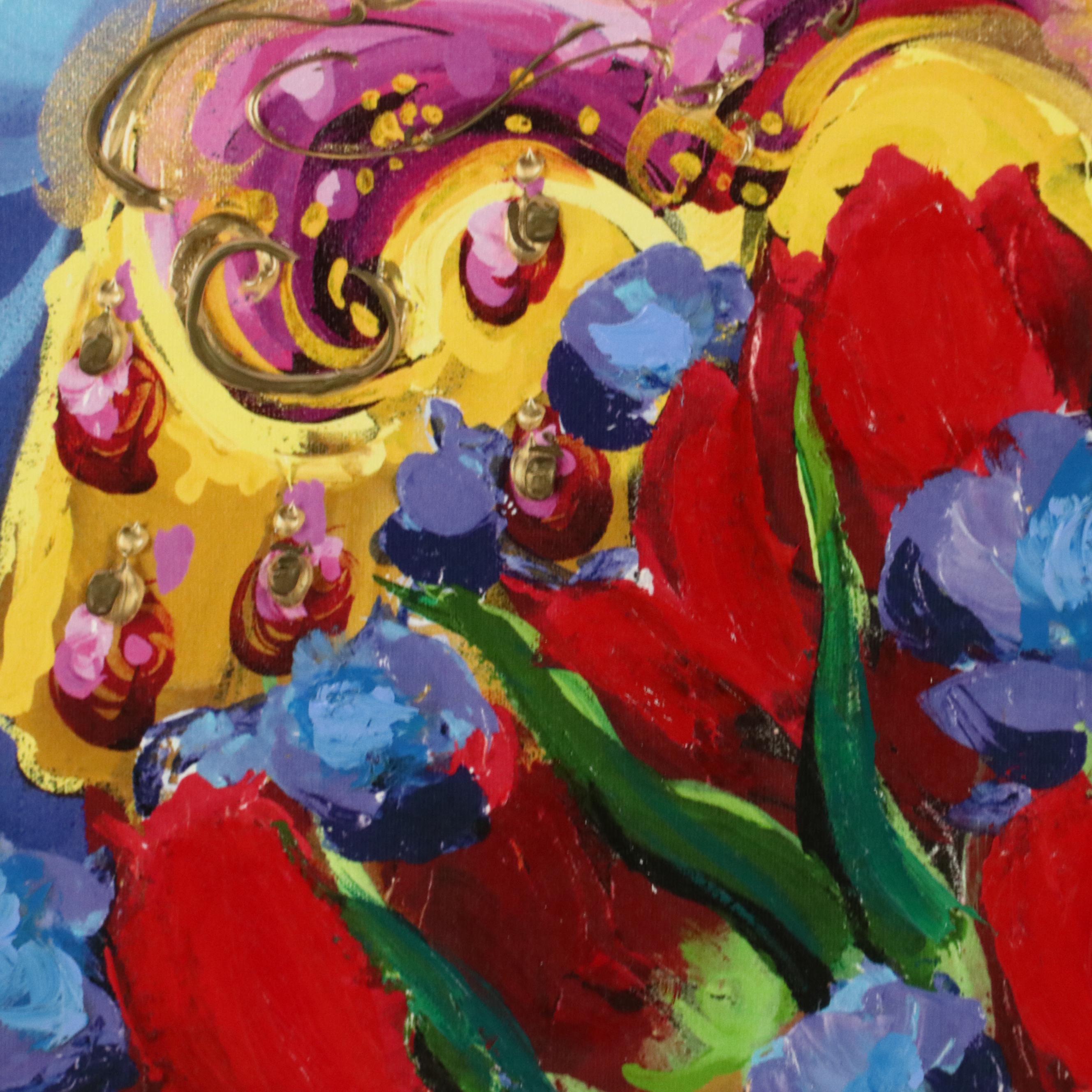 Otto de Souza Aguiar Embellished Giclée "Ariadna," Circa 2000