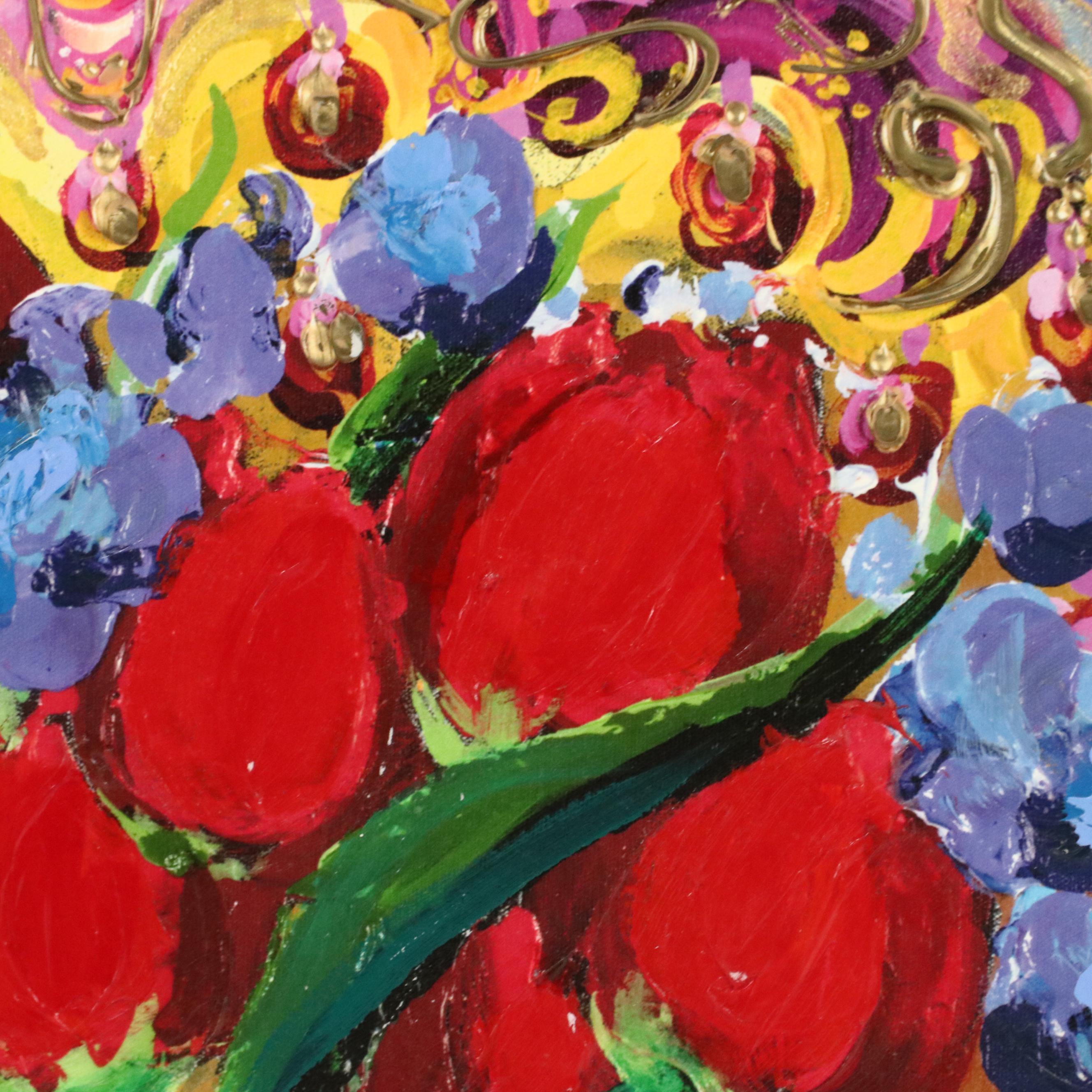 Otto de Souza Aguiar Embellished Giclée "Ariadna," Circa 2000