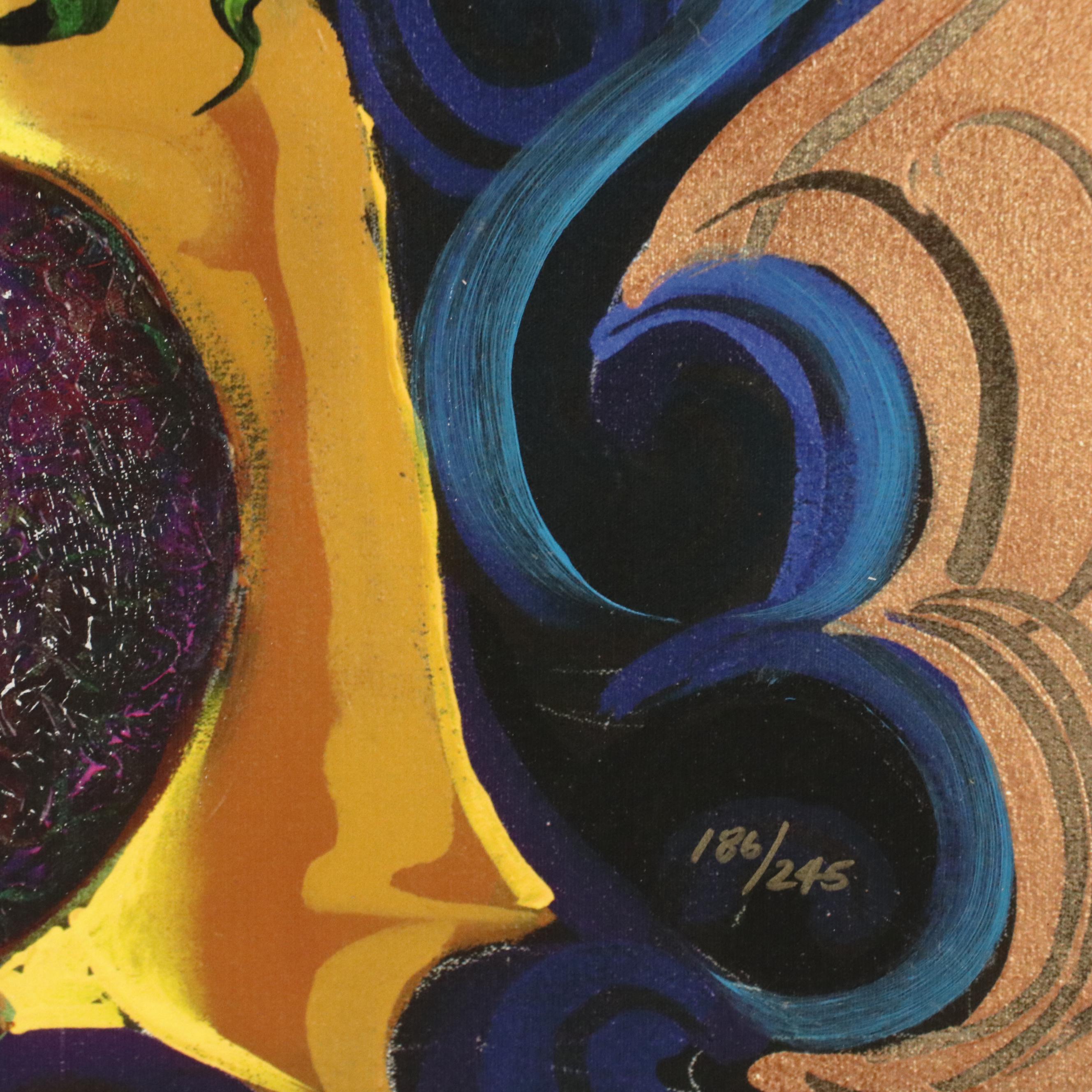 Otto de Souza Aguiar Embellished Giclée "Ariadna," Circa 2000