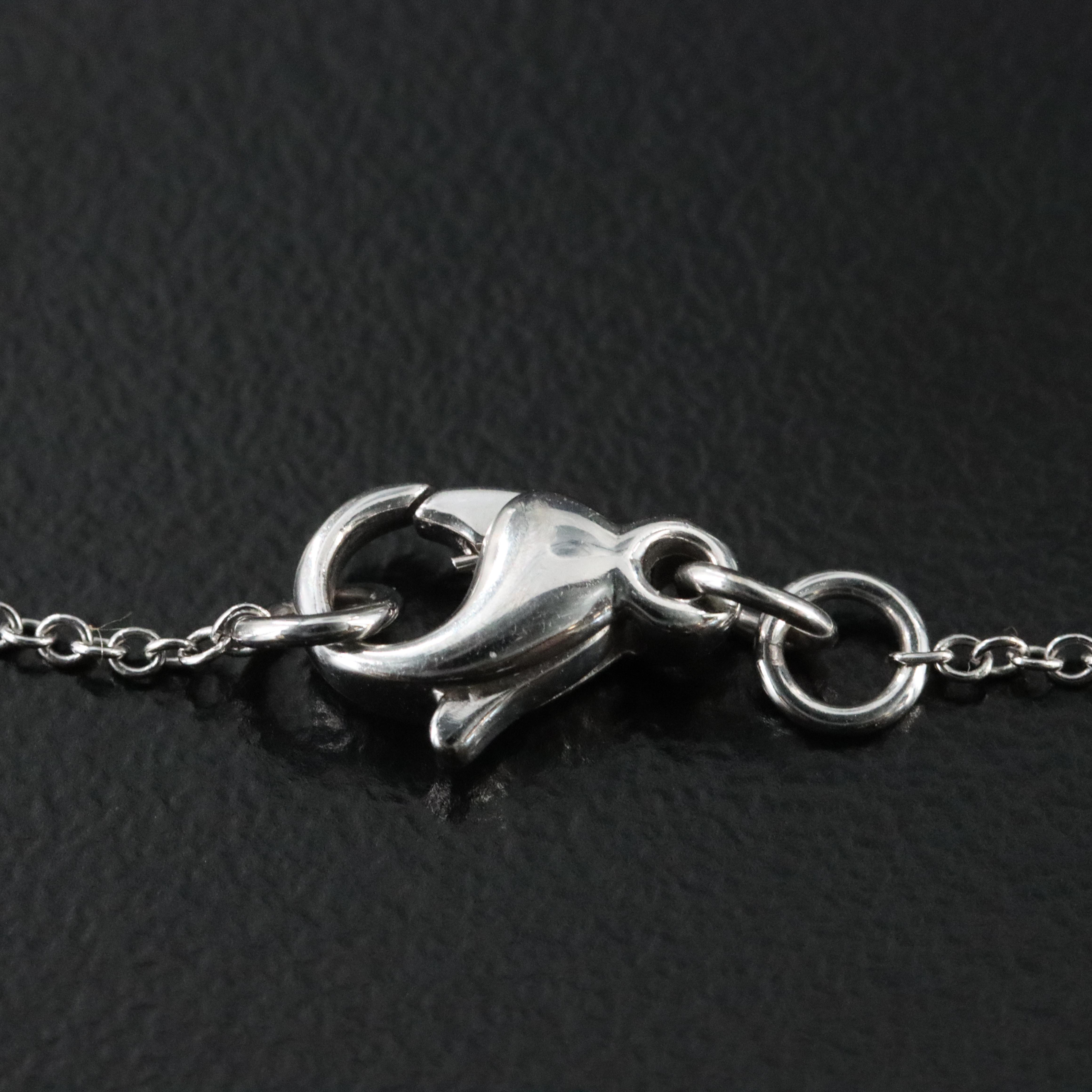 Tiffany & Co. Metro 18K Cross Necklace