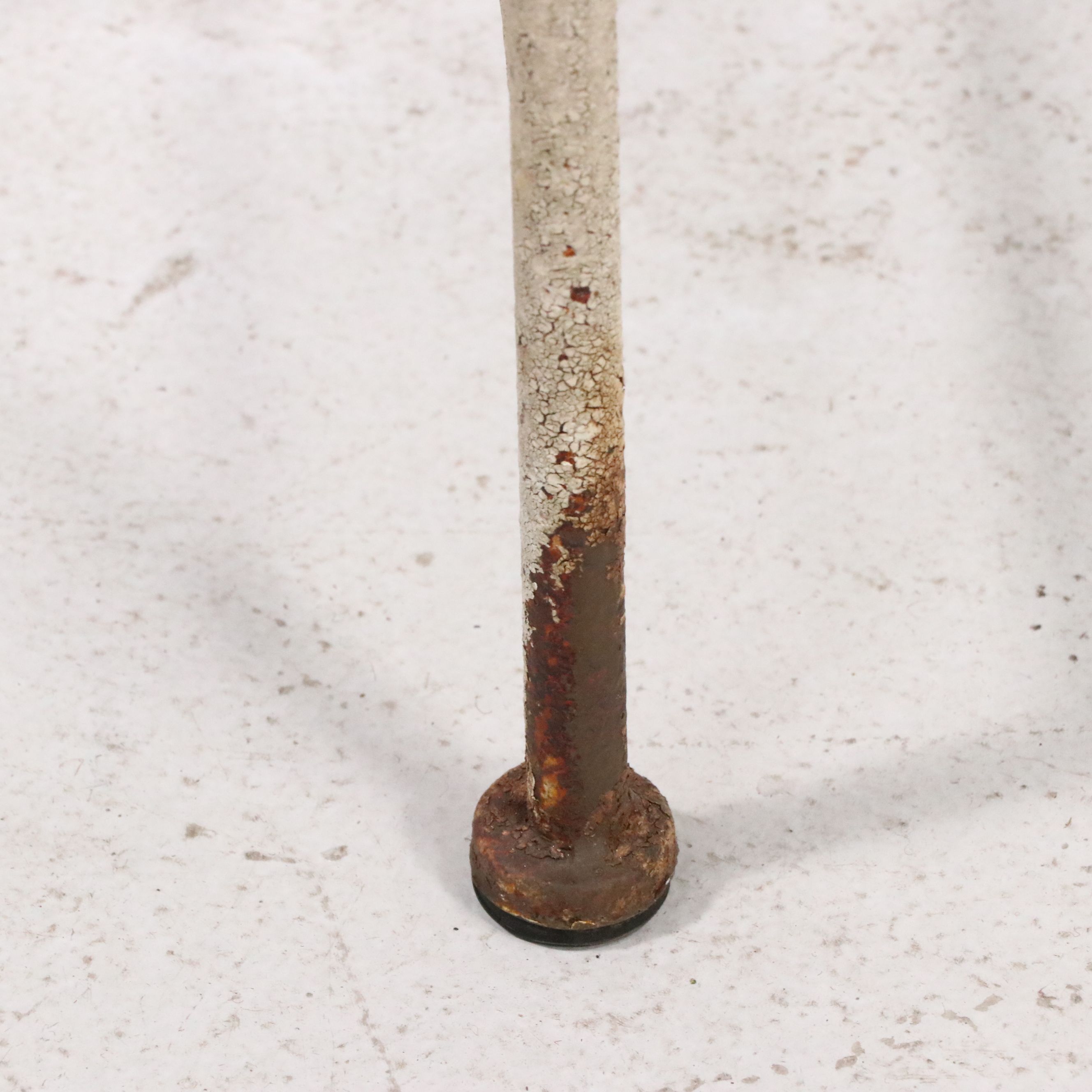 Victorian Painted Wrought Iron Garden Chairs, Early 20th Century