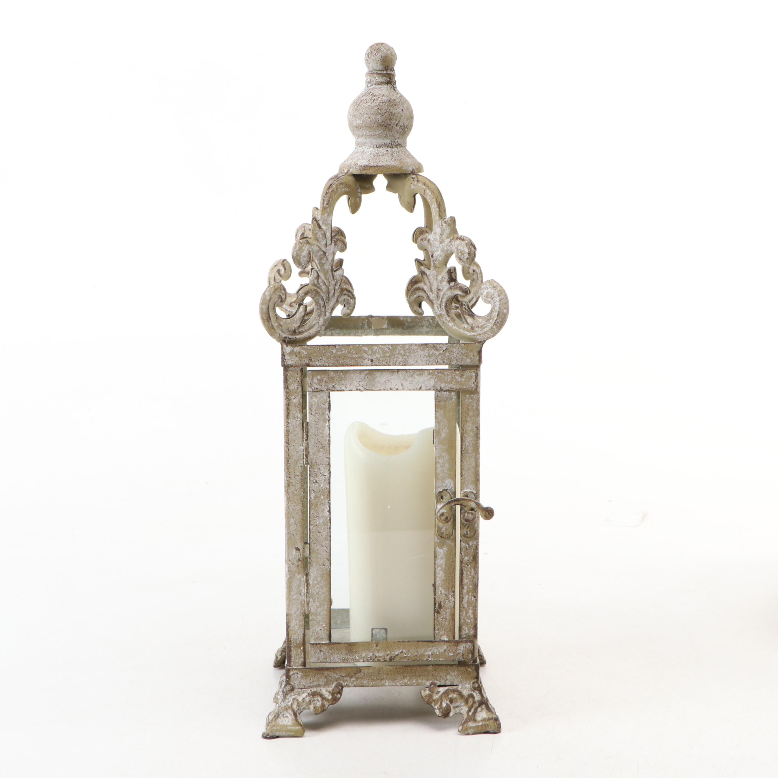 French Provencal Style Ceramic Decorative Canister Set with Other Décor