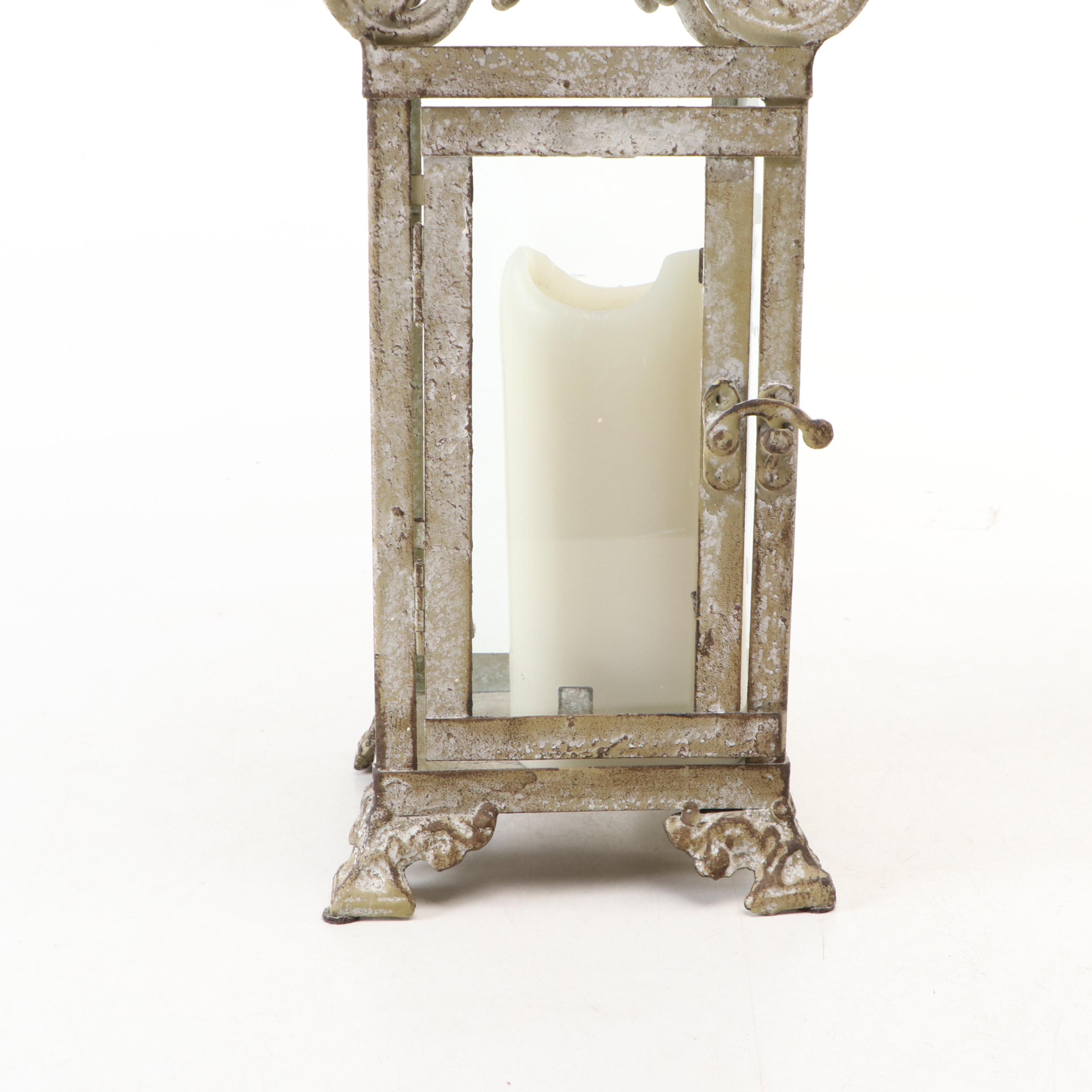 French Provencal Style Ceramic Decorative Canister Set with Other Décor