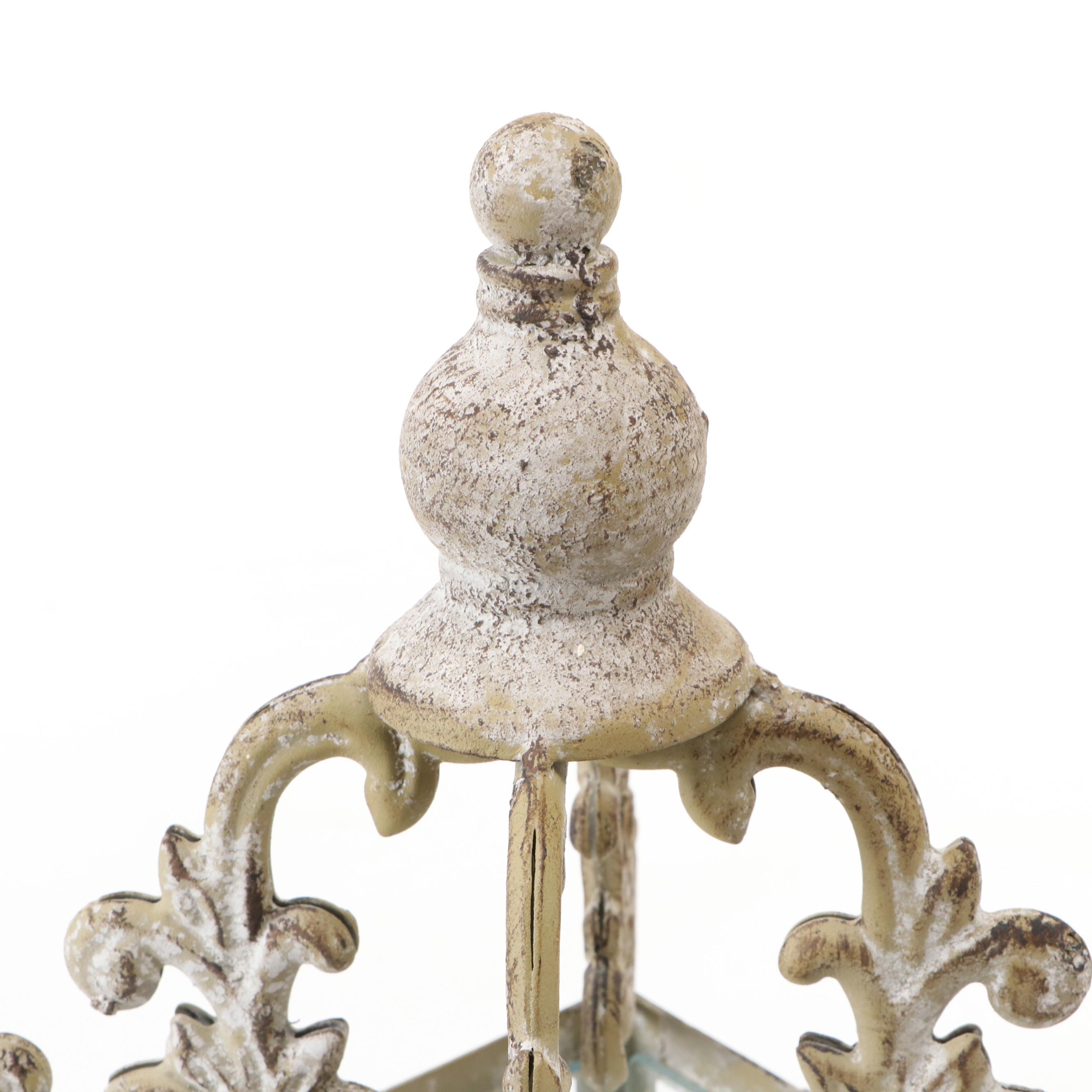 French Provencal Style Ceramic Decorative Canister Set with Other Décor