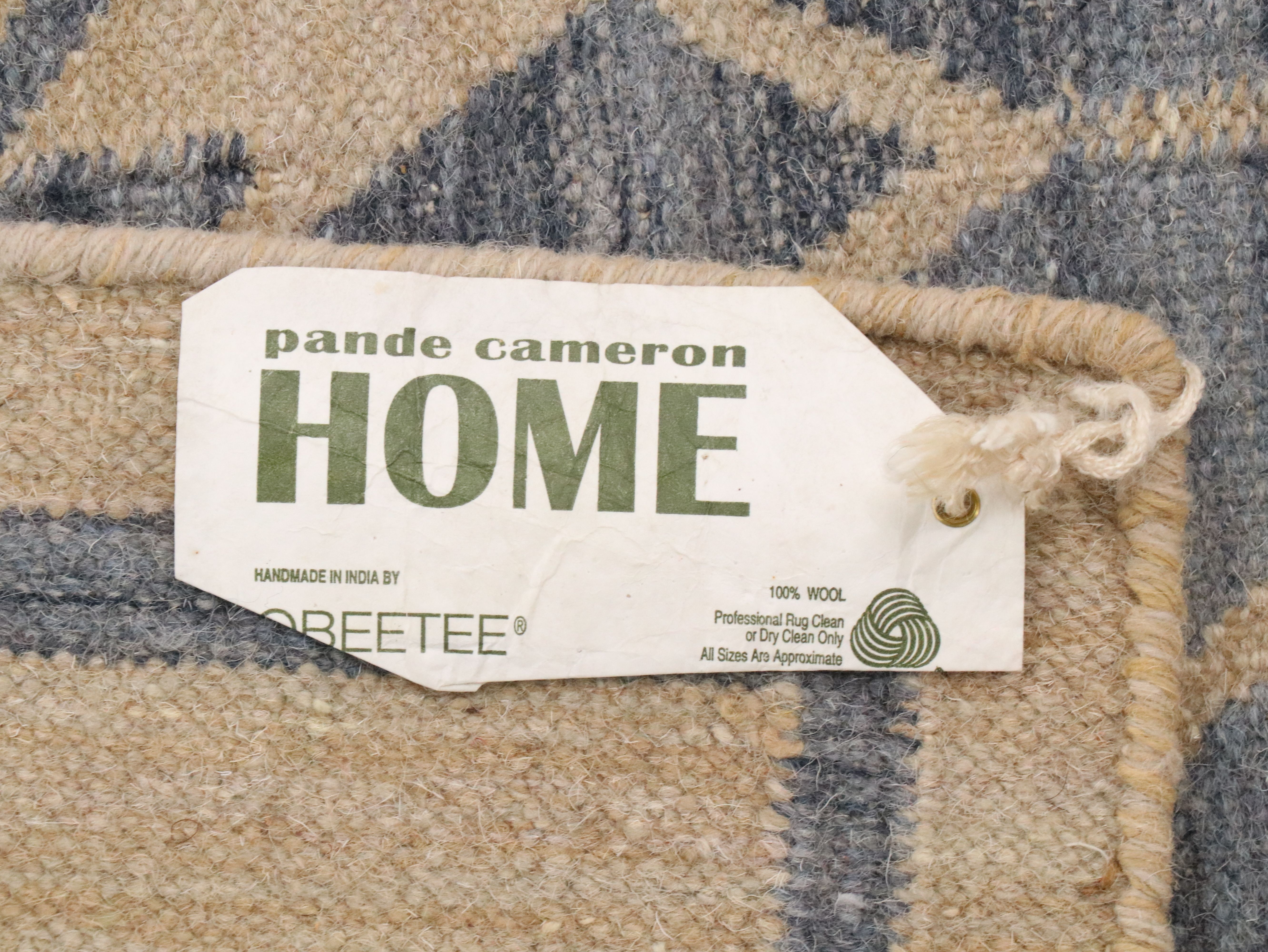 8'6 x 11'3 Handwoven Pande Cameron Home Indian Dhurrie Area Rug