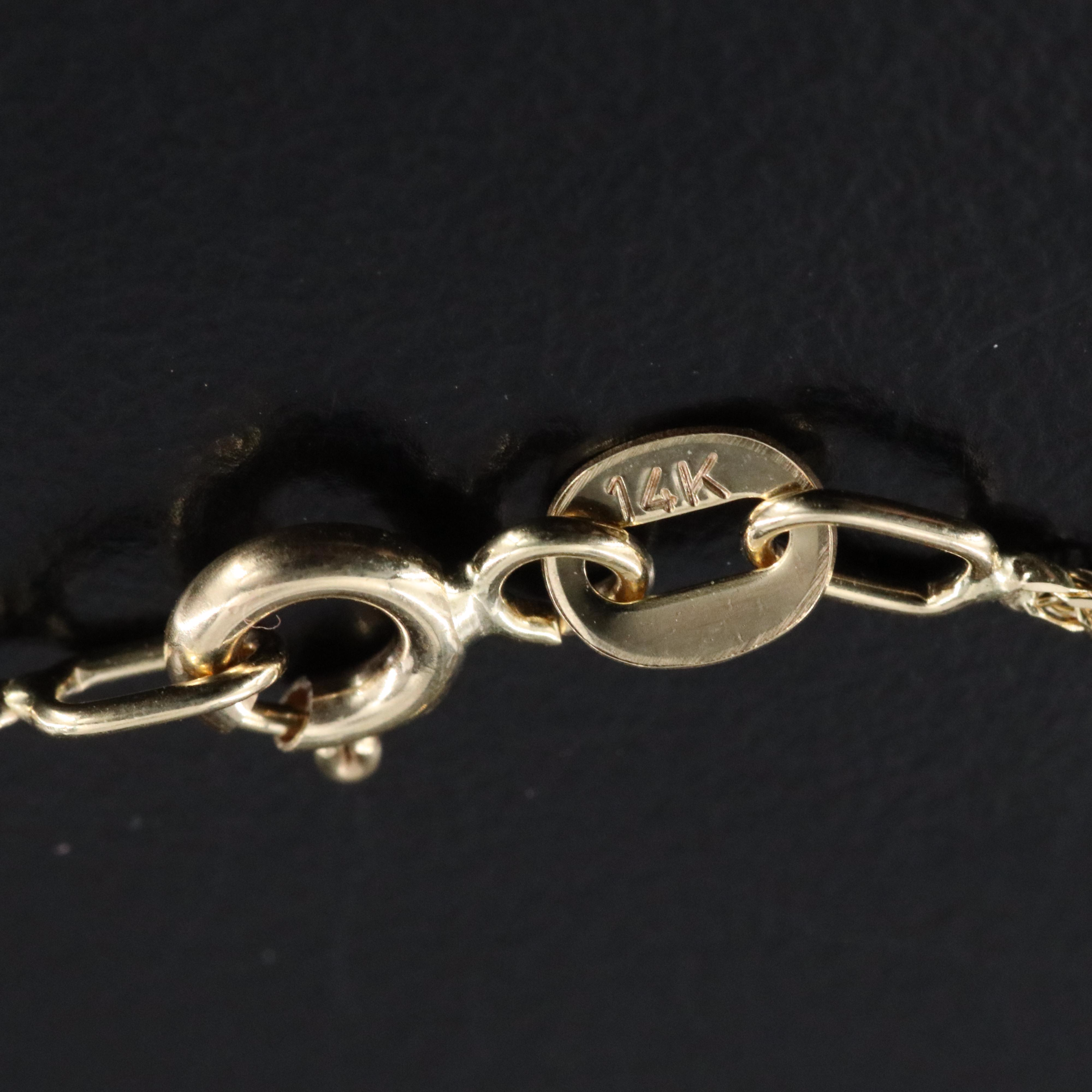 14K Two Tone Gold 3.51 CT Lab Grown Diamond Pendant Necklace with IGI Report