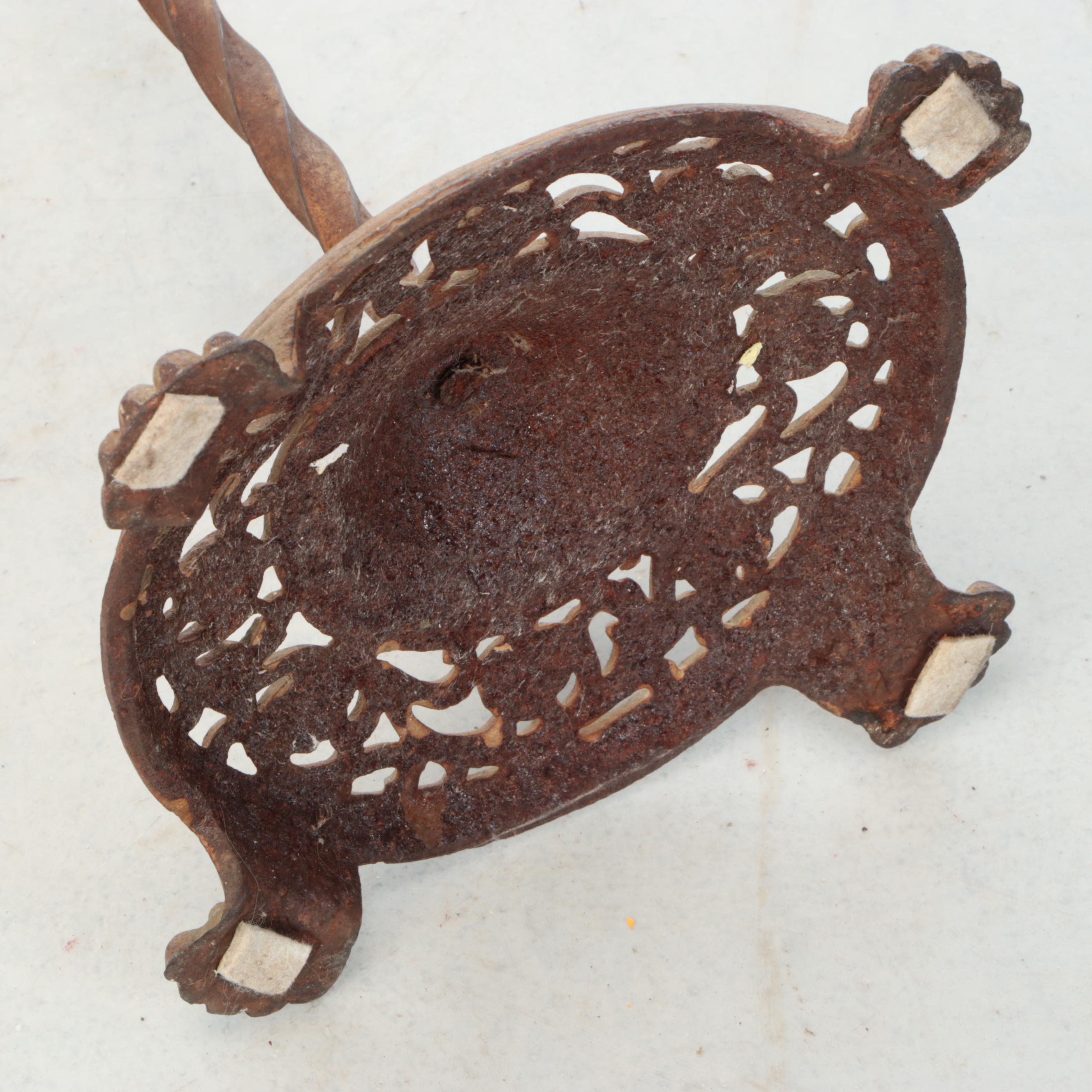 Victorian Style Cast Iron Bridge Arm Floor Lamp with Paper Shade