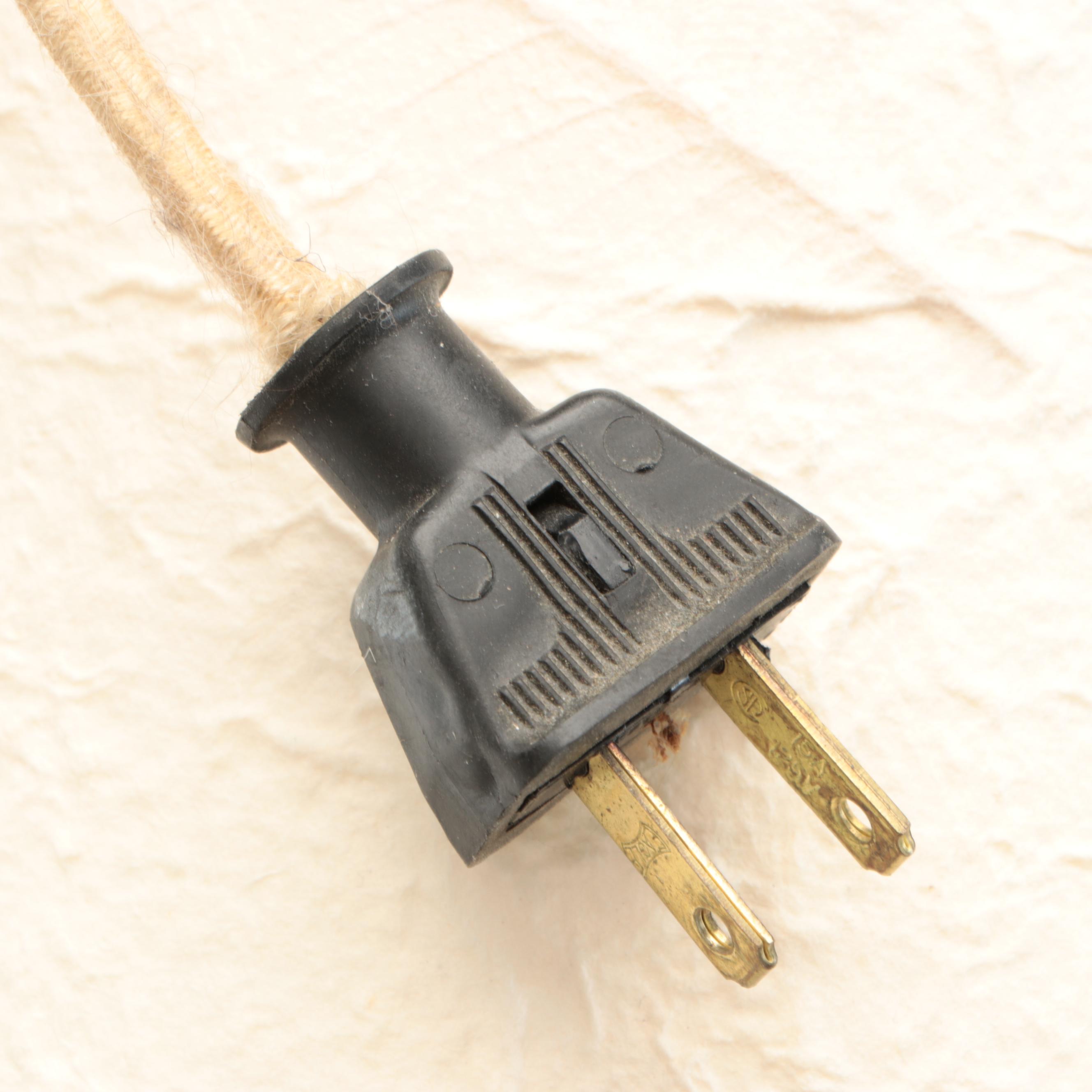 Victorian Style Cast Iron Bridge Arm Floor Lamp with Paper Shade