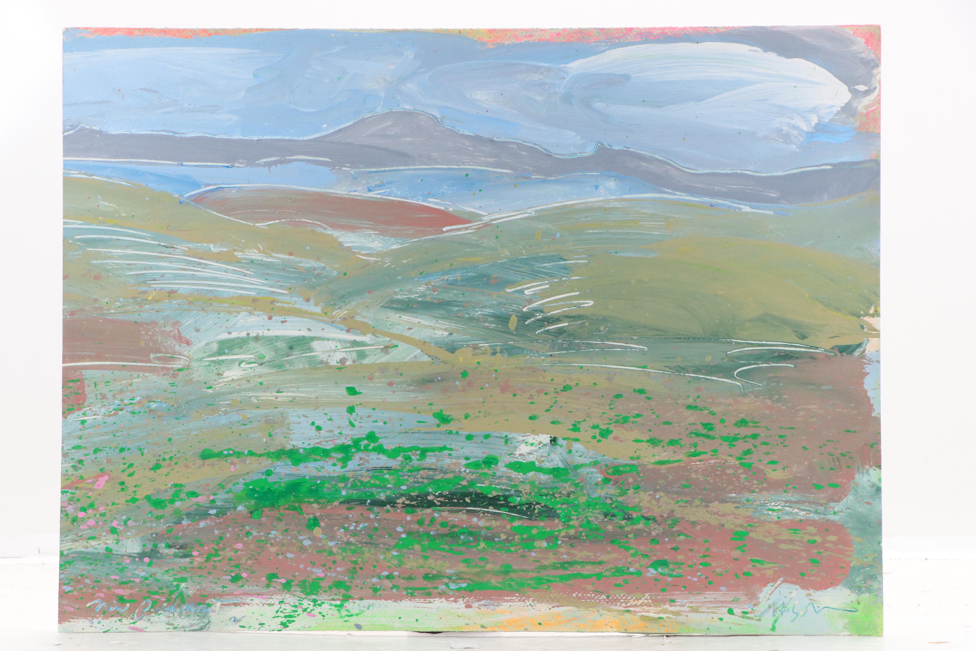 Harry Hilson Modern Oil Painting of Landscape, Late 20th Century